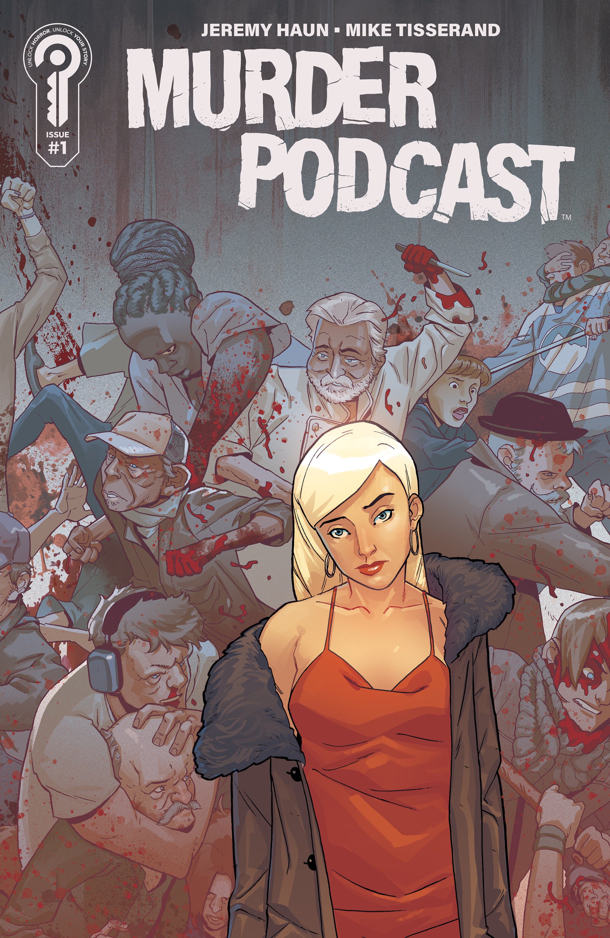 Murder Podcast #1 Connected Cover B Mike Tisserand | Dragon's Lair Comics and Fantasy Houston TX