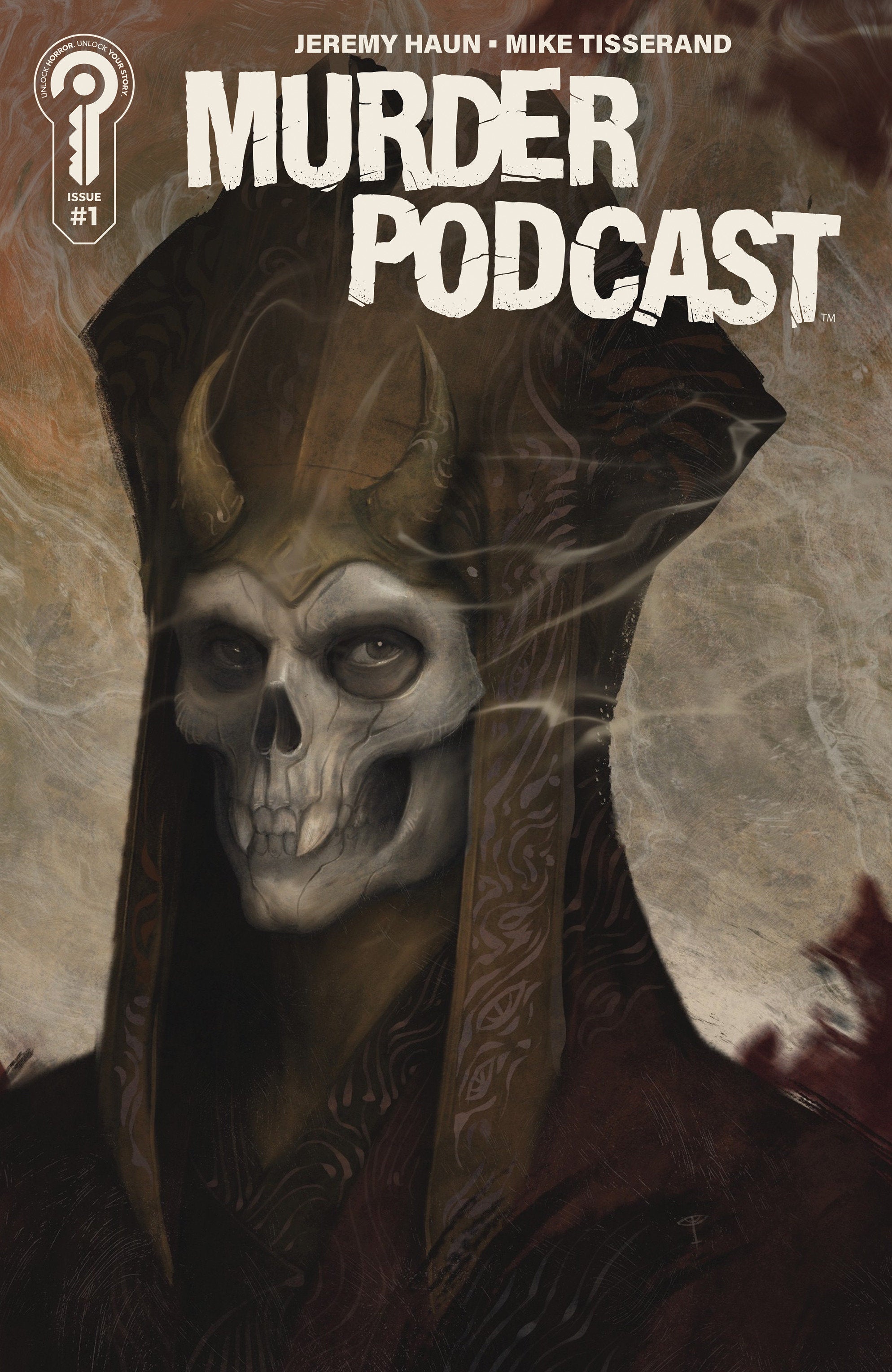 Murder Podcast #1 Cover C Ebrahel Lurci 1:5 | Dragon's Lair Comics and Fantasy Houston TX