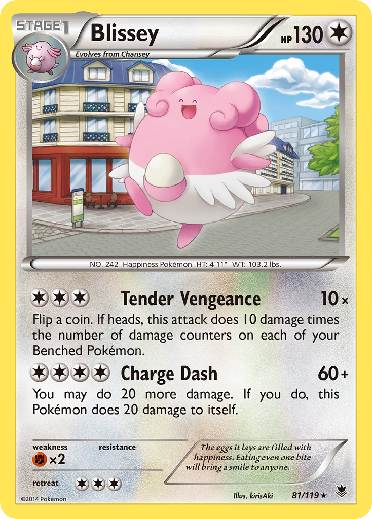 Blissey (81/119) (Cosmos Holo) [XY: Phantom Forces] | Odin's Place