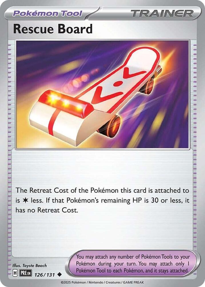 Rescue Board (126/131) [Scarlet & Violet: Prismatic Evolutions] | Dragon's Lair Comics and Fantasy Houston TX