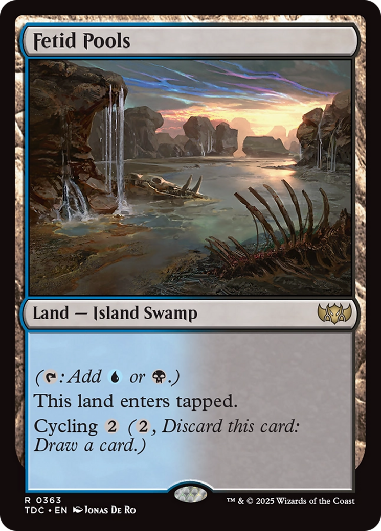 Fetid Pools [Tarkir: Dragonstorm Commander] | Dragon's Lair Comics and Fantasy Houston TX
