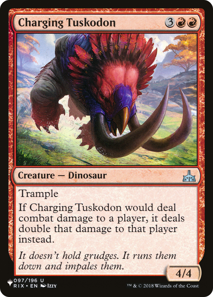 Charging Tuskodon [The List] | Dragon's Lair Comics and Fantasy Houston TX