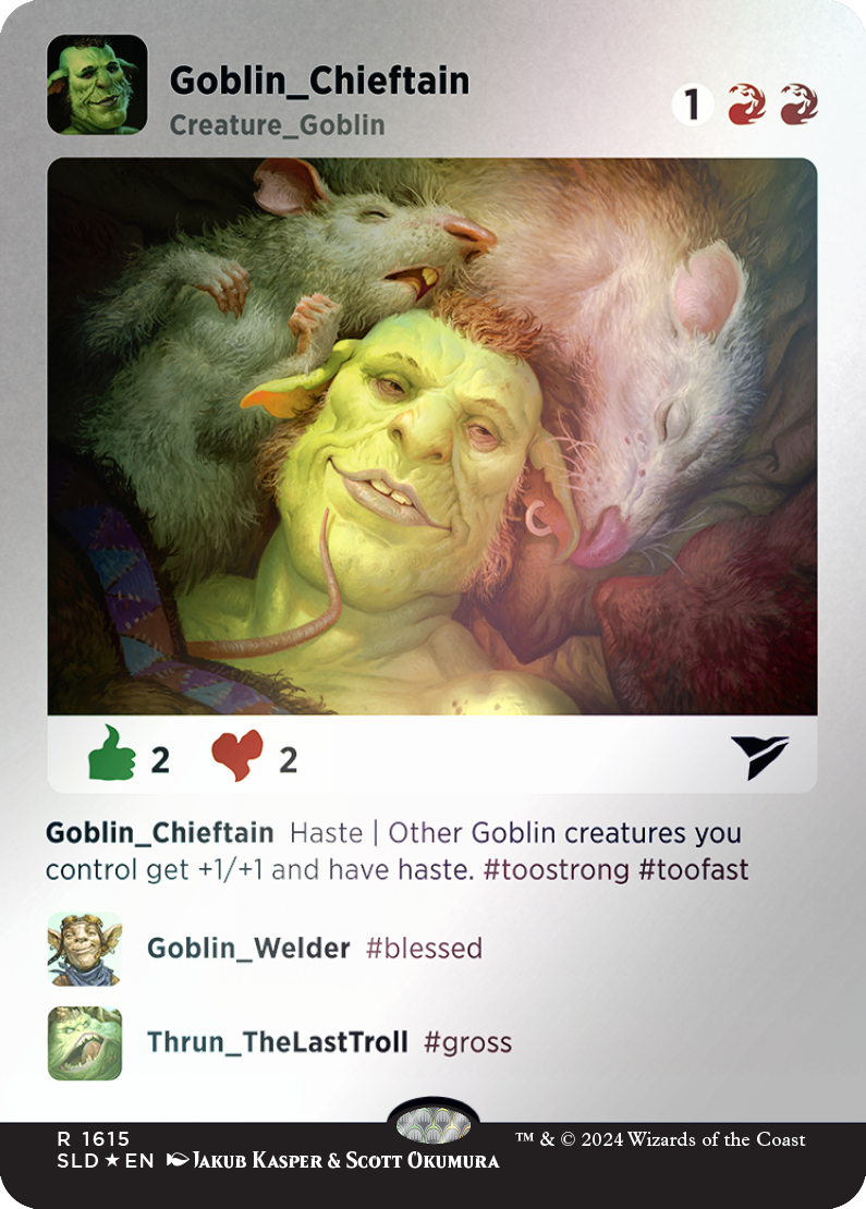 Goblin Chieftain (Rainbow Foil) [Secret Lair Drop Series] | Dragon's Lair Comics and Fantasy Houston TX
