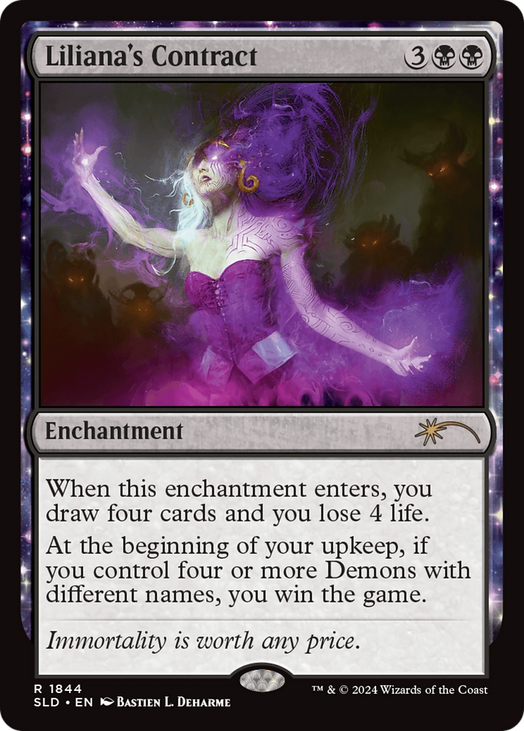 Liliana's Contract (1844) [Secret Lair Drop Series] | Dragon's Lair Comics and Fantasy Houston TX