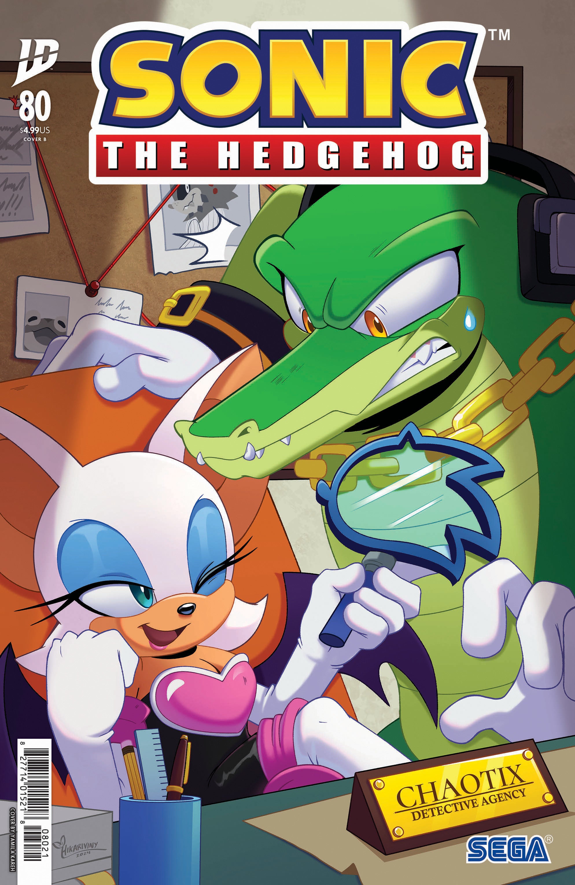 Sonic The Hedgehog #80 Variant B (Kareh) | Dragon's Lair Comics and Fantasy Houston TX