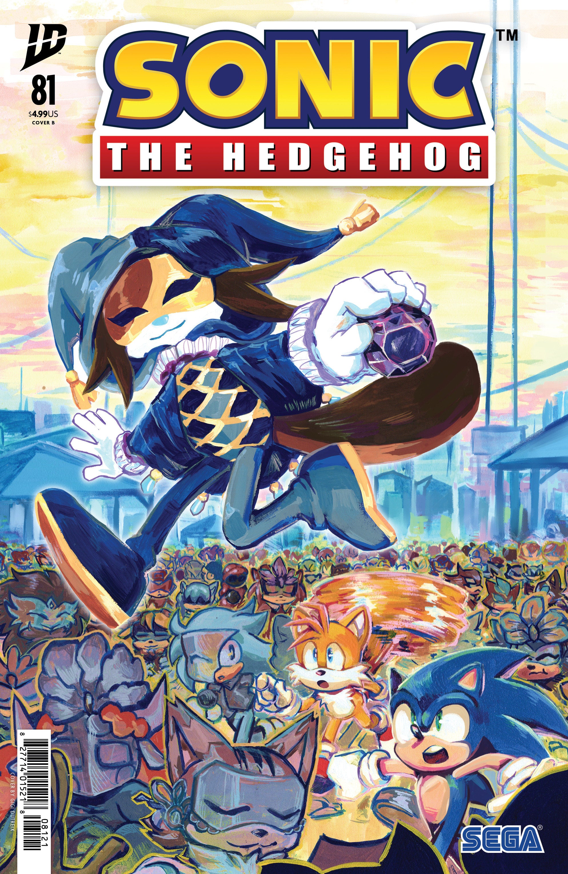 Sonic The Hedgehog #81 Variant B (Dutreix) | Dragon's Lair Comics and Fantasy Houston TX