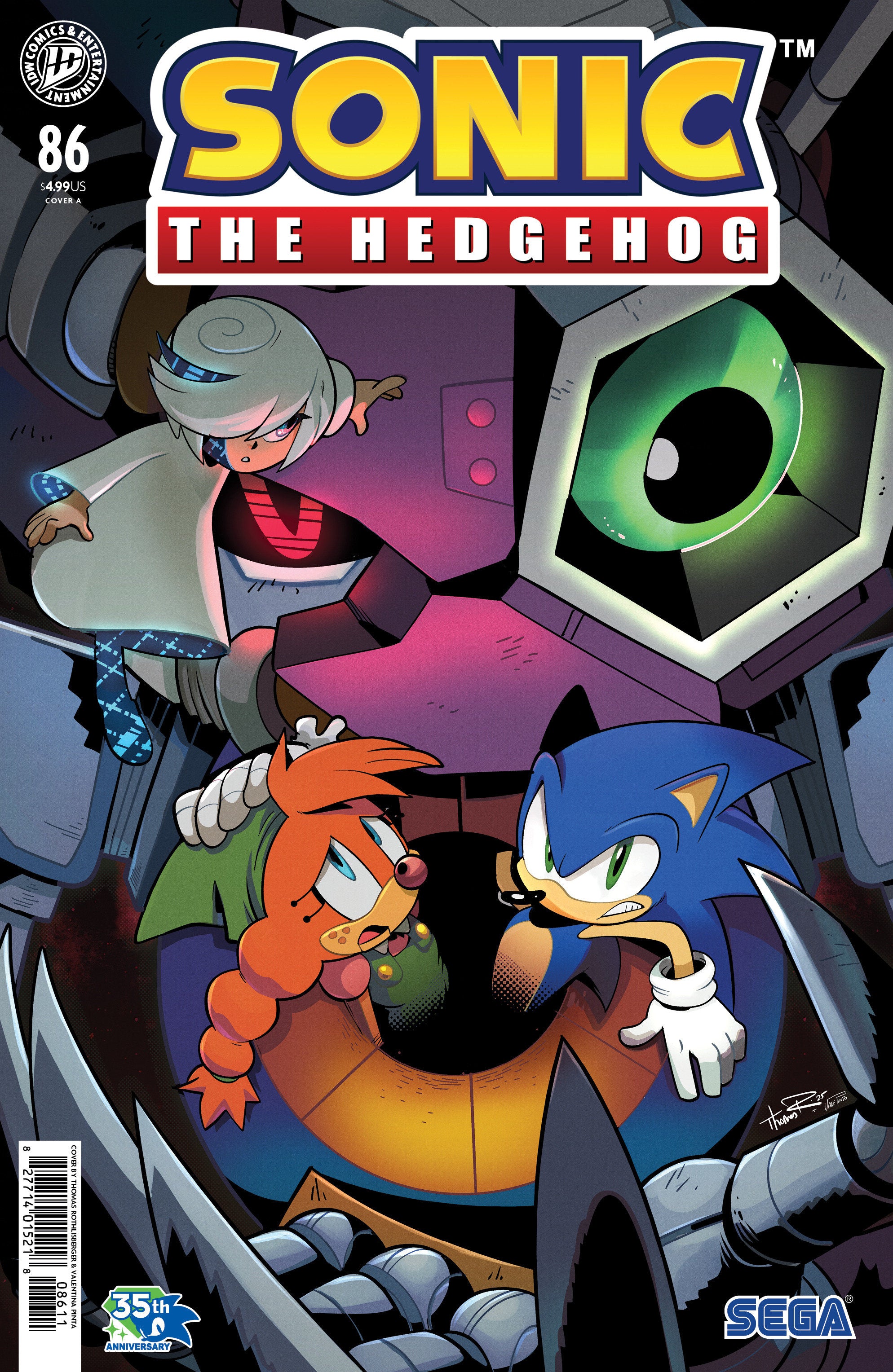 Sonic The Hedgehog #86 Cover A (Rothlisberger) | Odin's Place