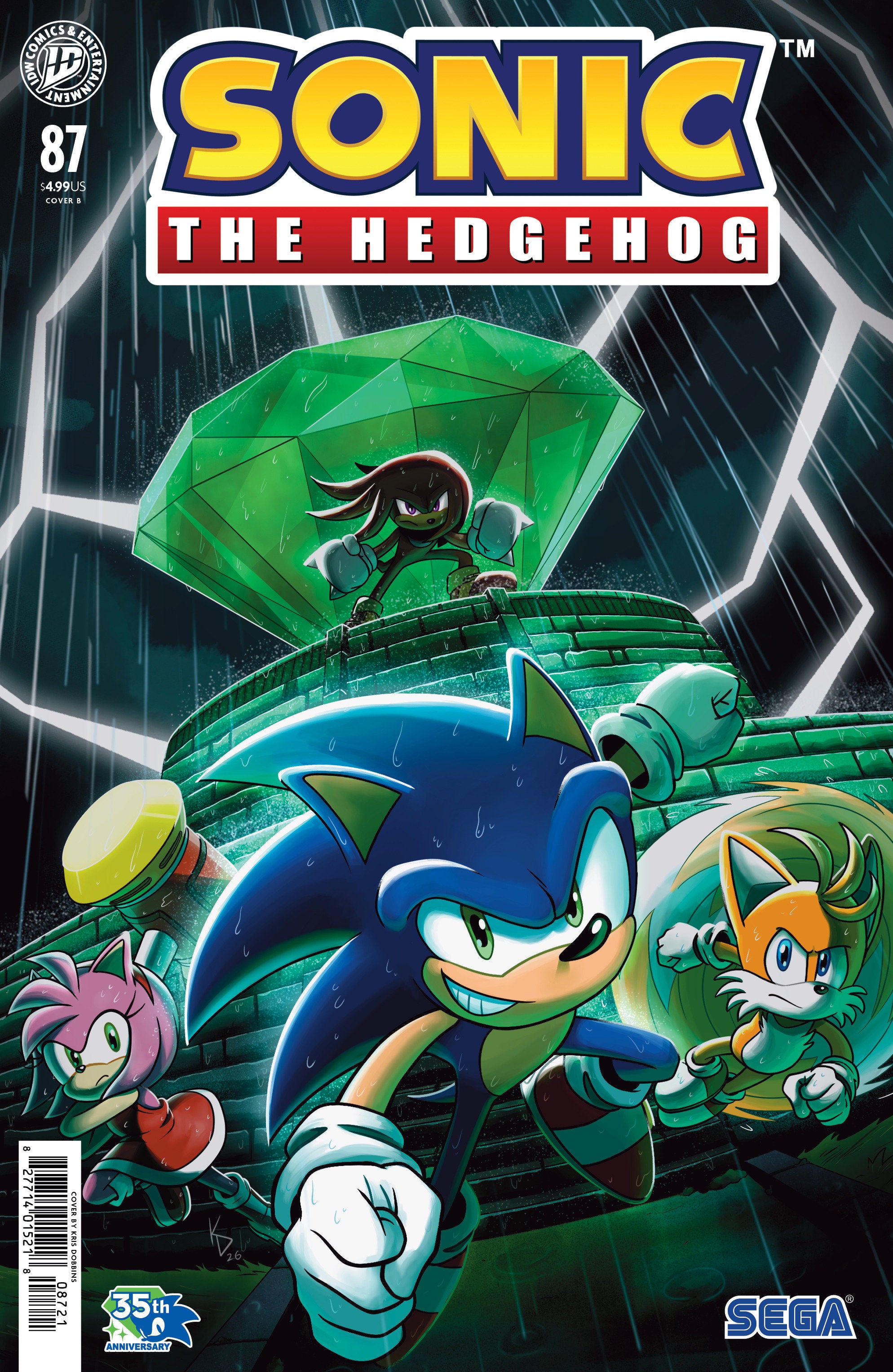 Sonic The Hedgehog #87 Variant B (Dobbins) | Odin's Place