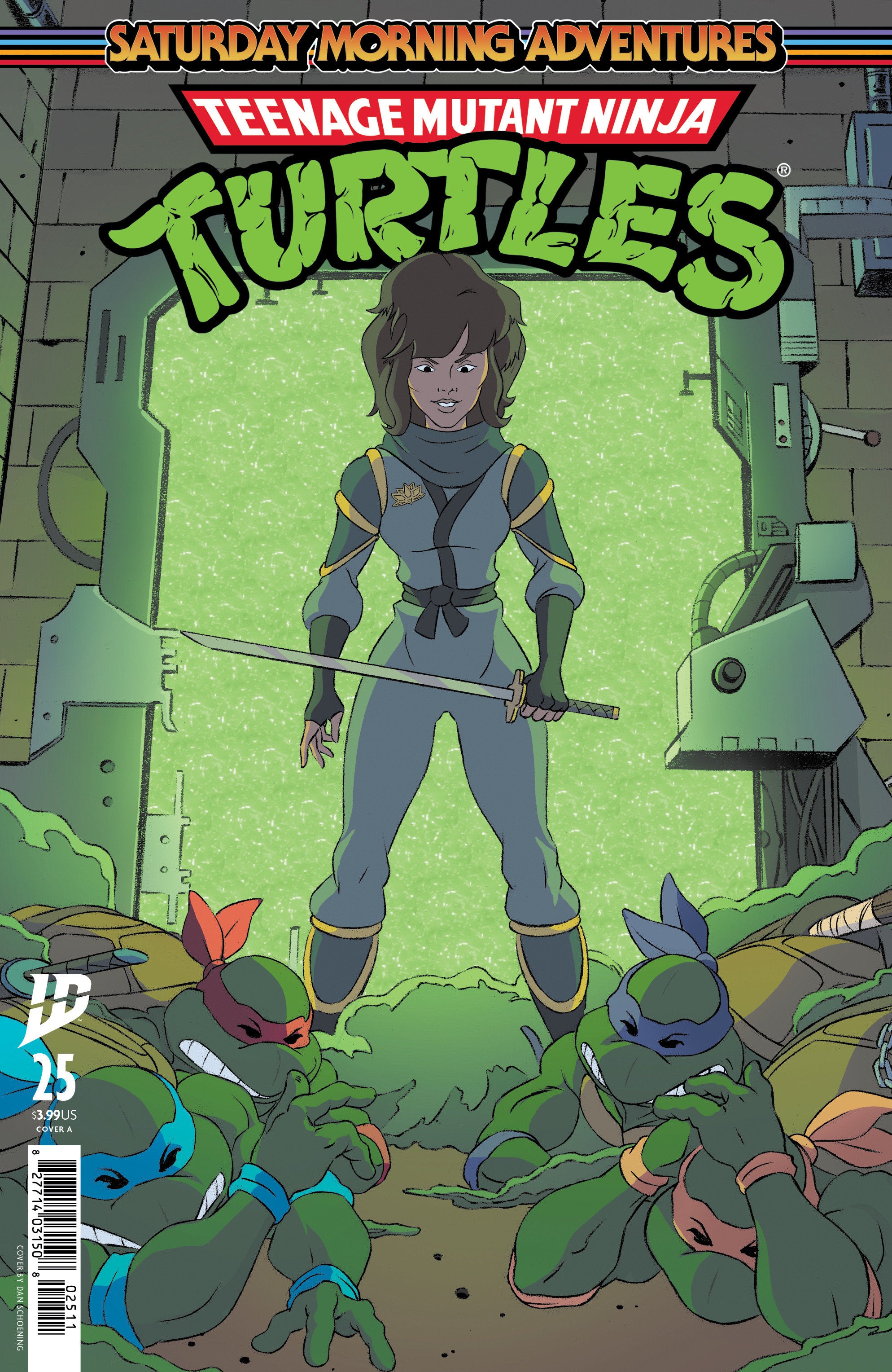 Teenage Mutant Ninja Turtles: Saturday Morning Adventures #25 Cover A (Schoening) | Dragon's Lair Comics and Fantasy Houston TX