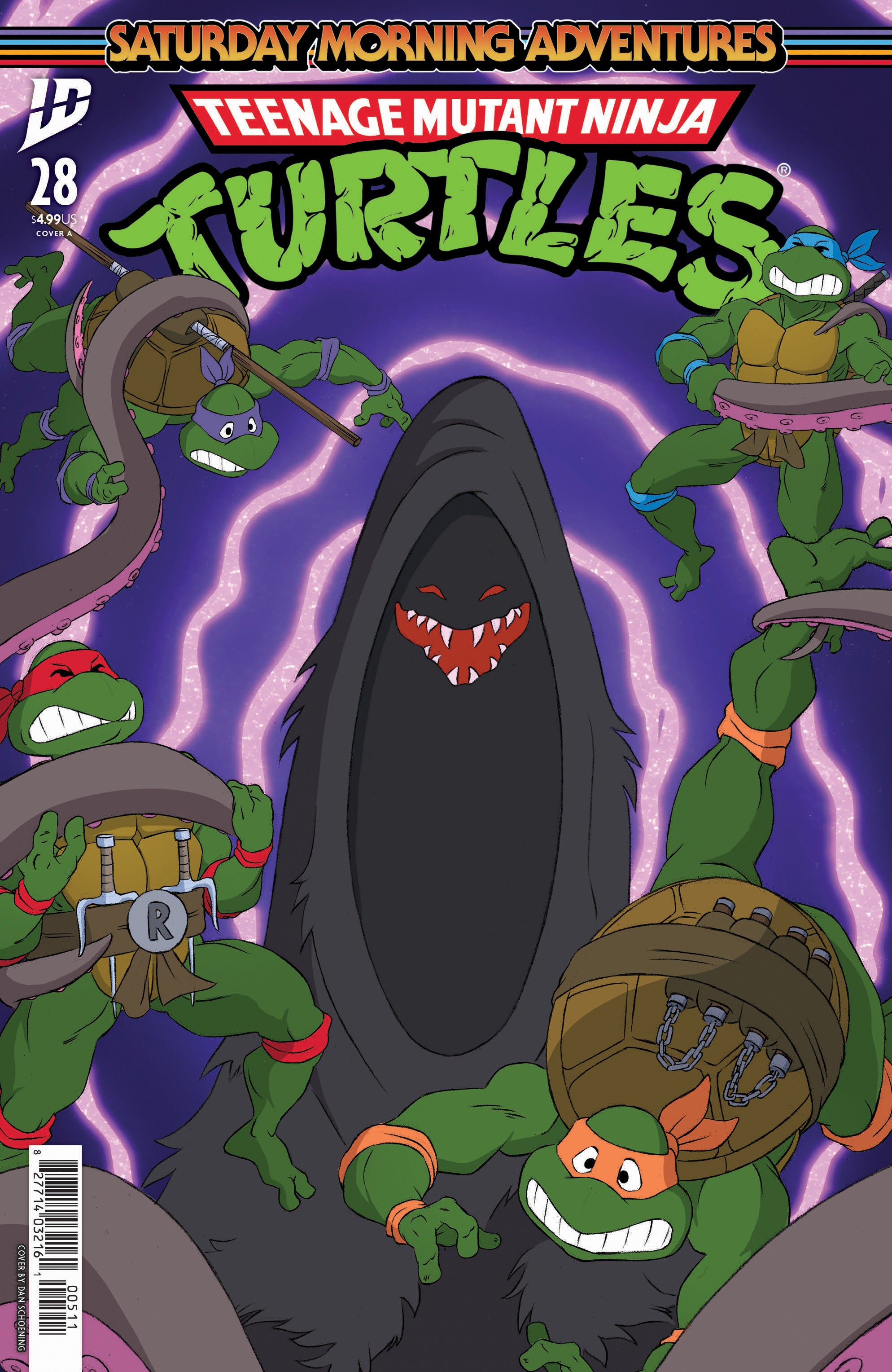 Teenage Mutant Ninja Turtles: Saturday Morning Adventures #28 Cover A (Schoening) | Dragon's Lair Comics and Fantasy Houston TX