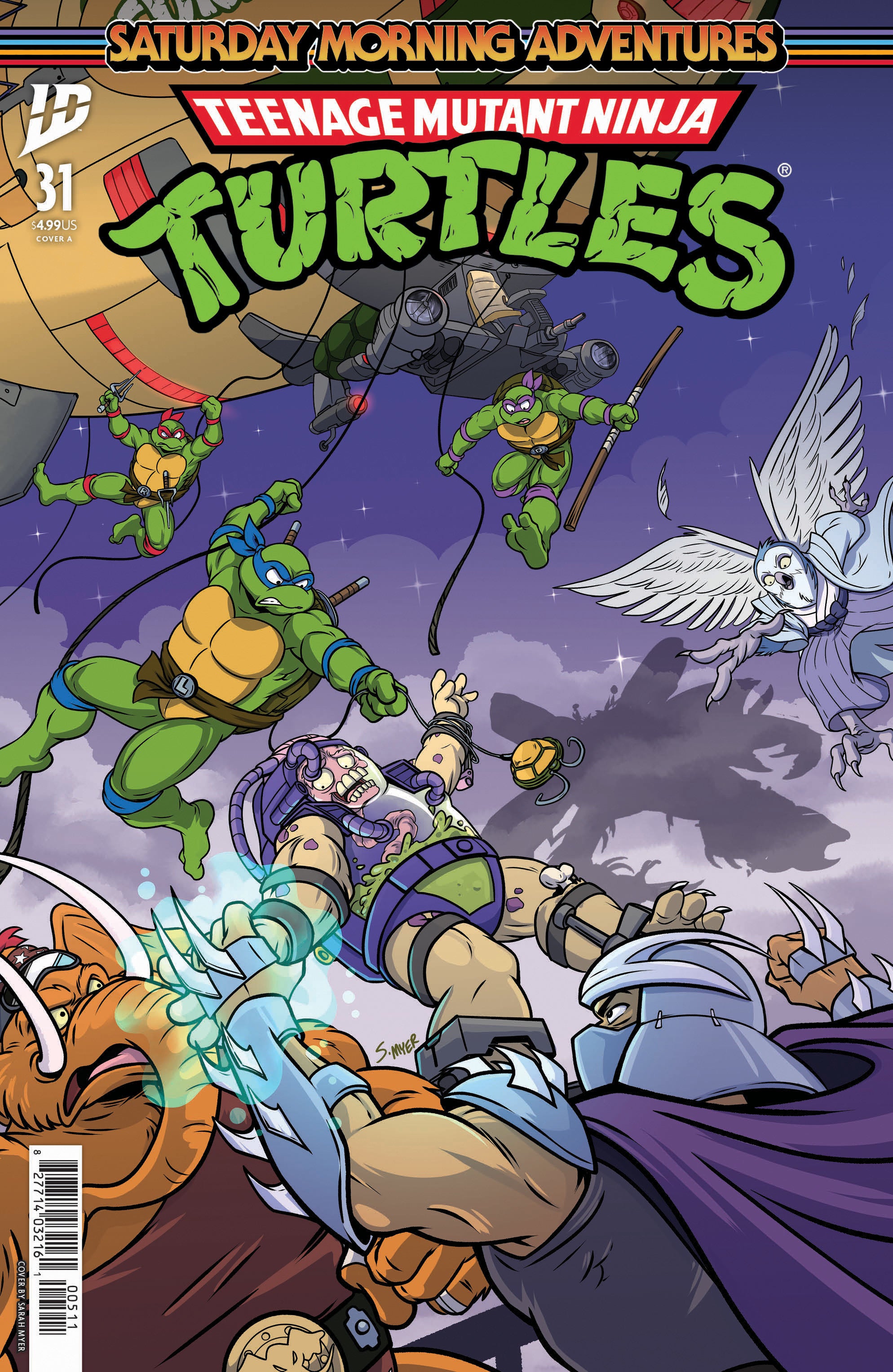 Teenage Mutant Ninja Turtles: Saturday Morning Adventures #31 Cover A (Myer) | Dragon's Lair Comics and Fantasy Houston TX