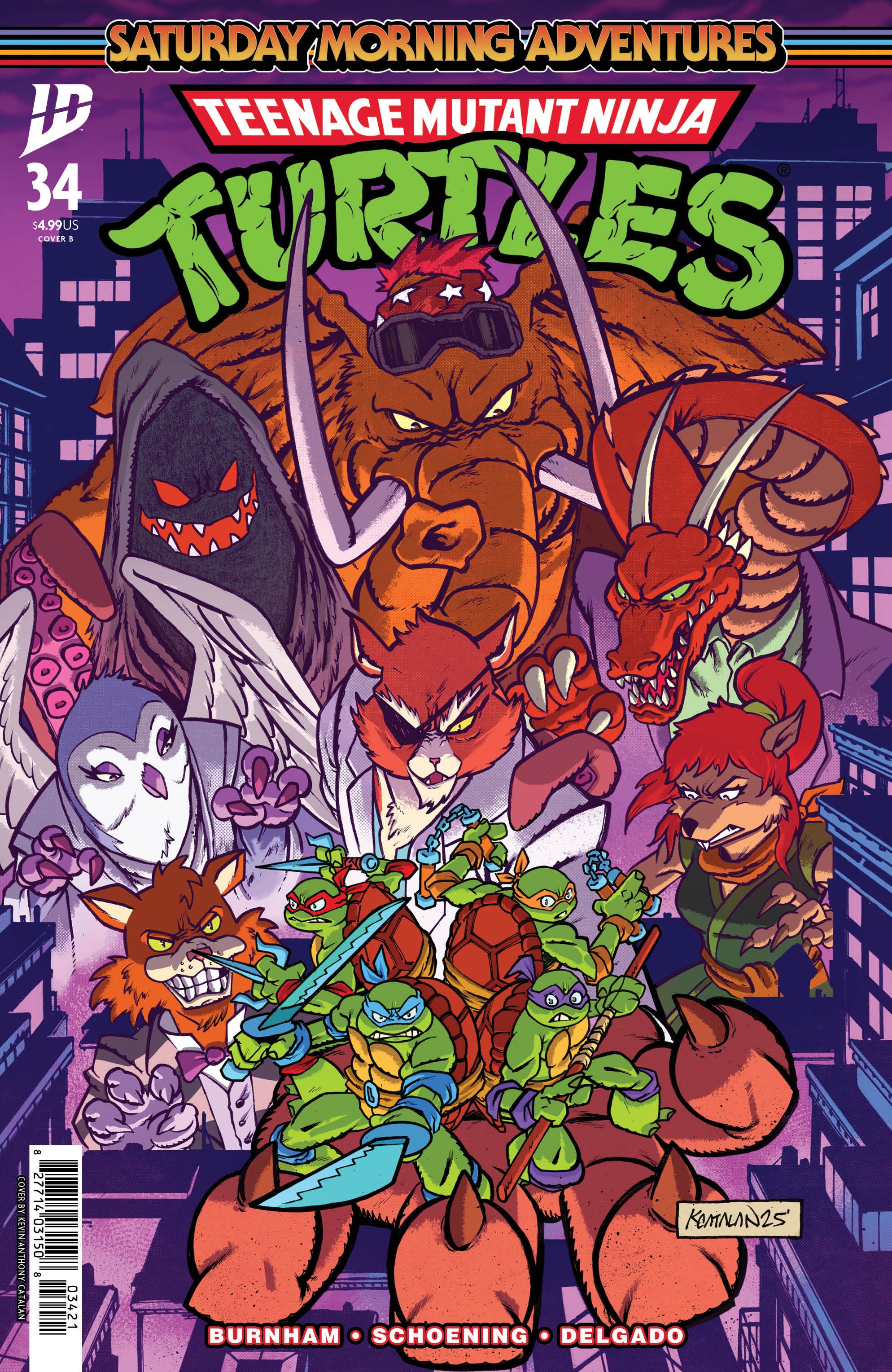 Teenage Mutant Ninja Turtles: Saturday Morning Adventures #34 Variant B (Catalan) | Odin's Place