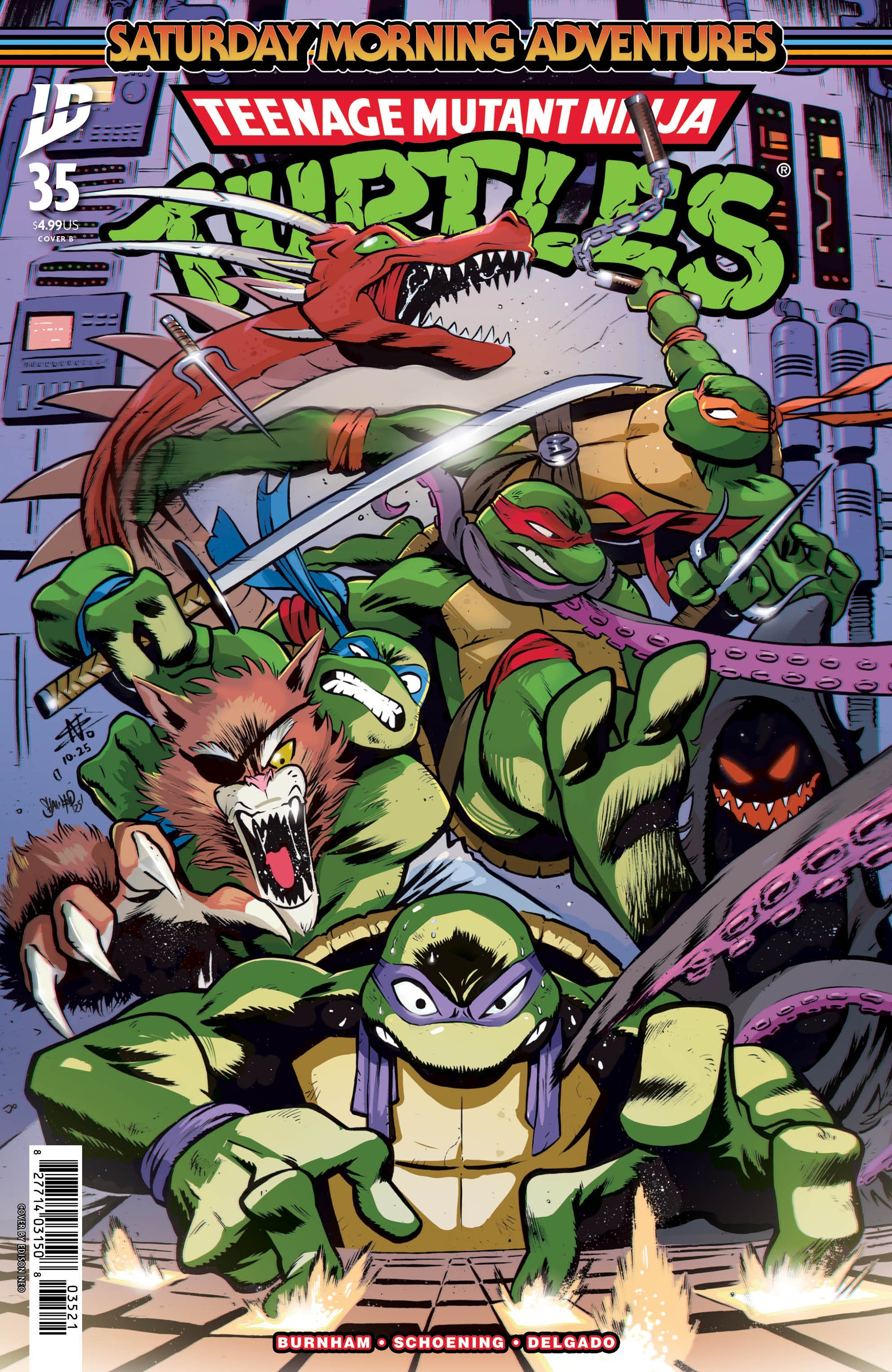 Teenage Mutant Ninja Turtles: Saturday Morning Adventures #35 Variant B (Neo) | Odin's Place