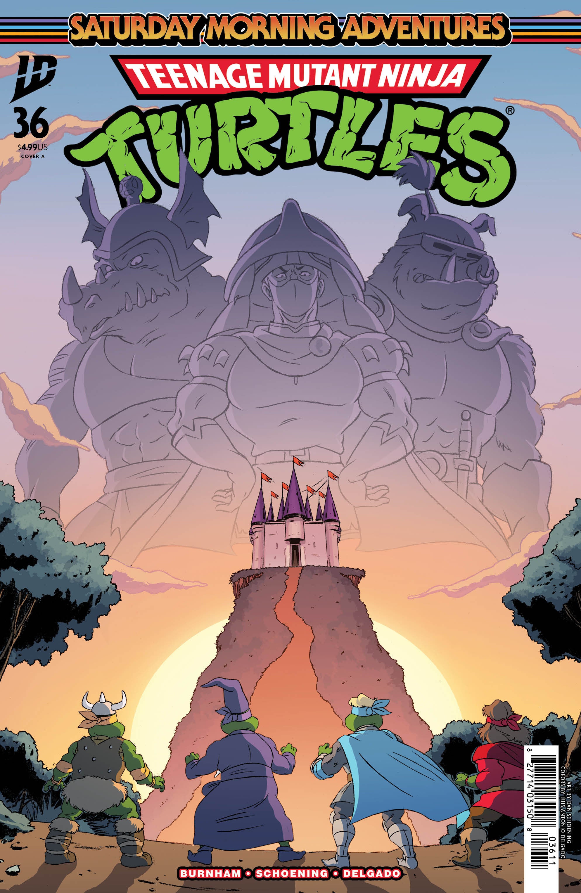 Teenage Mutant Ninja Turtles: Saturday Morning Adventures #36 Cover A (Schoening) | Odin's Place