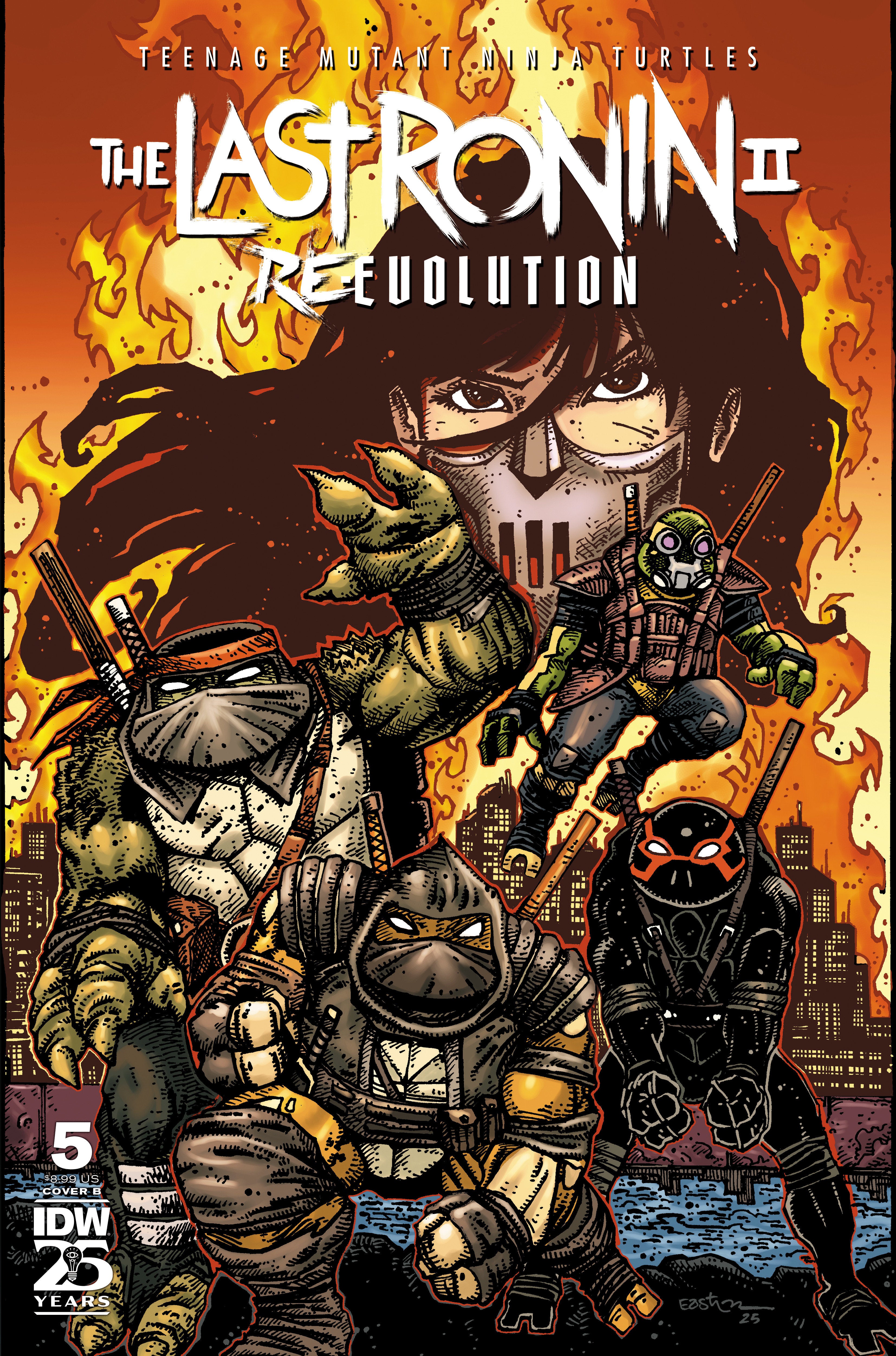 Teenage Mutant Ninja Turtles The Last Ronin II Re Evolution #5 Cover B Eastman (Mature) | Dragon's Lair Comics and Fantasy Houston TX