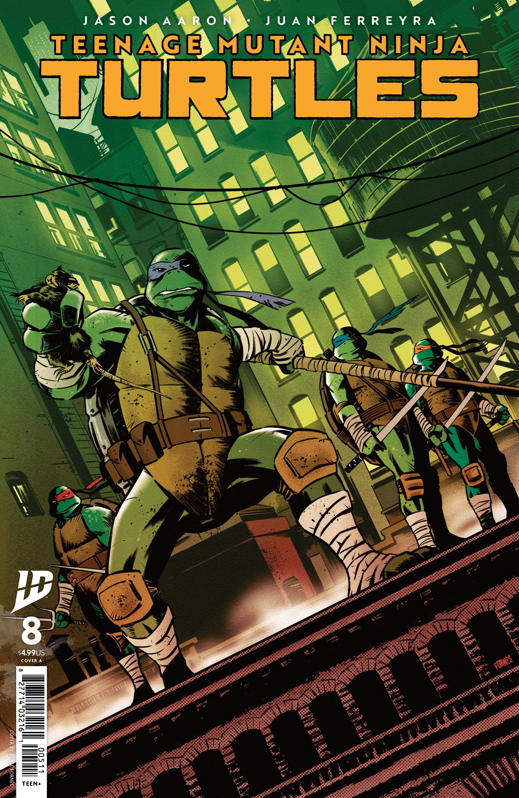 Teenage Mutant Ninja Turtles #8 Cover A (FornéS) | Dragon's Lair Comics and Fantasy Houston TX