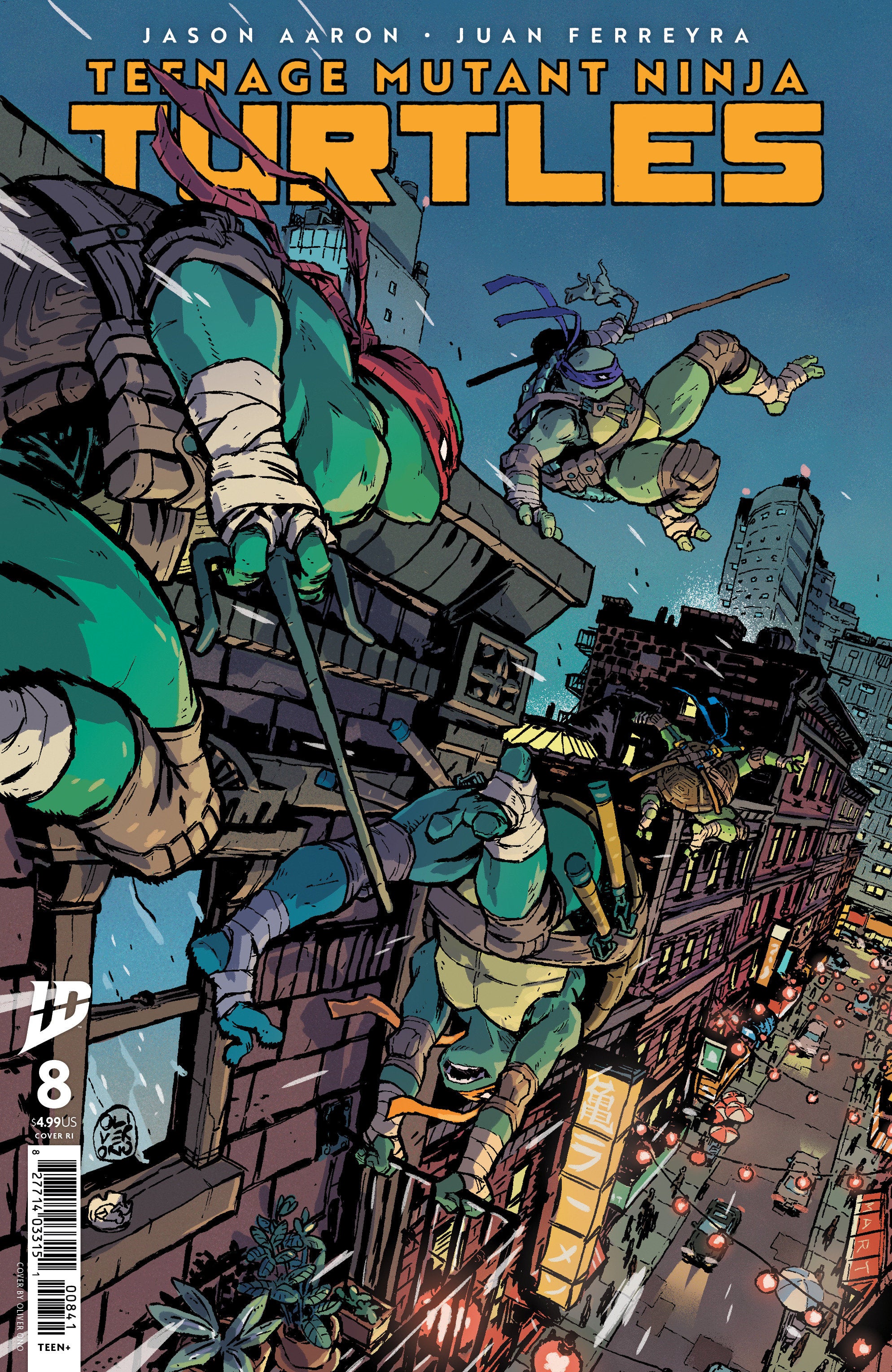 Teenage Mutant Ninja Turtles #8 Variant Ri (10) (Ono) | Dragon's Lair Comics and Fantasy Houston TX
