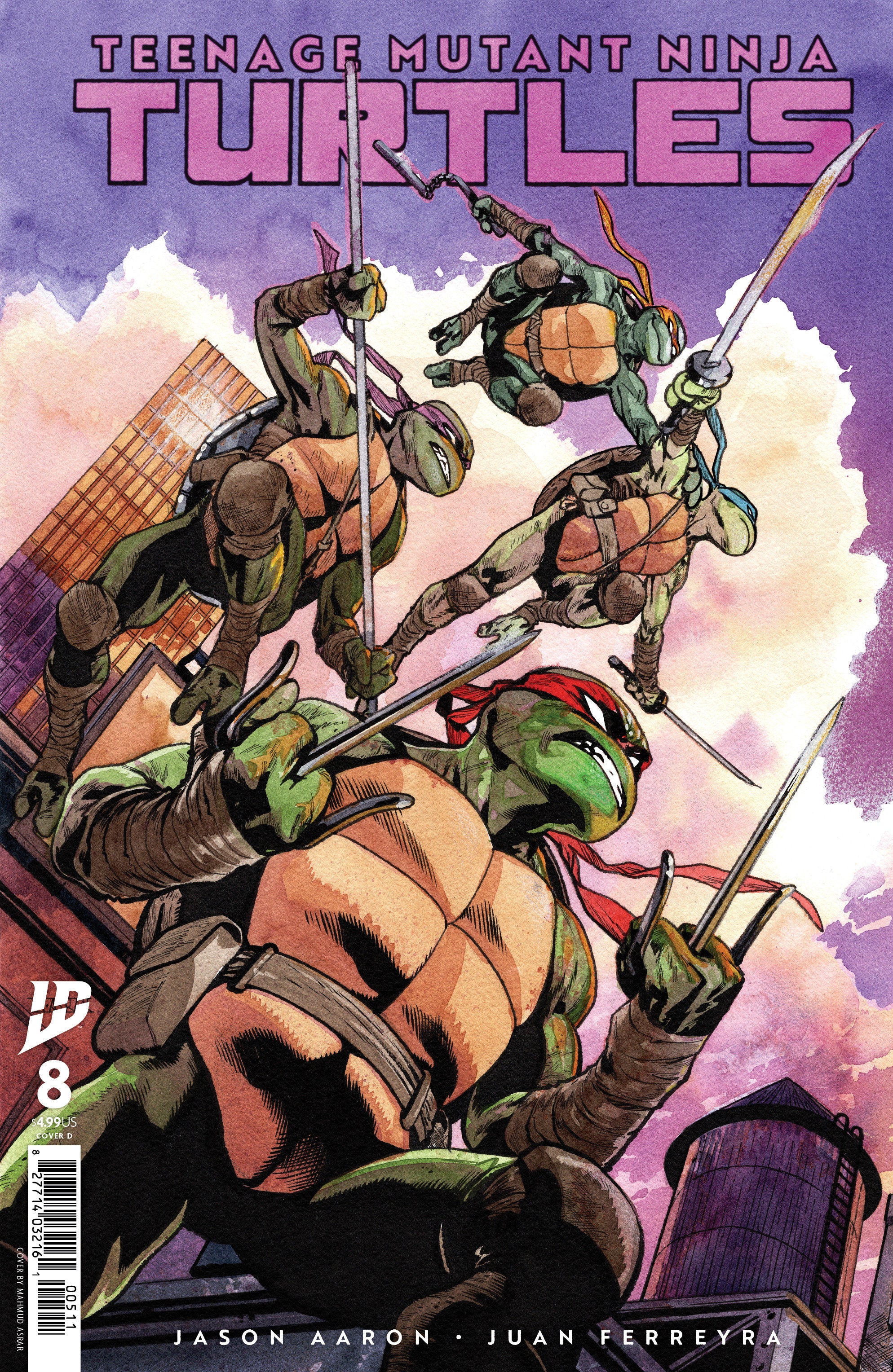 Teenage Mutant Ninja Turtles #8 Variant D (Asrar) | Dragon's Lair Comics and Fantasy Houston TX