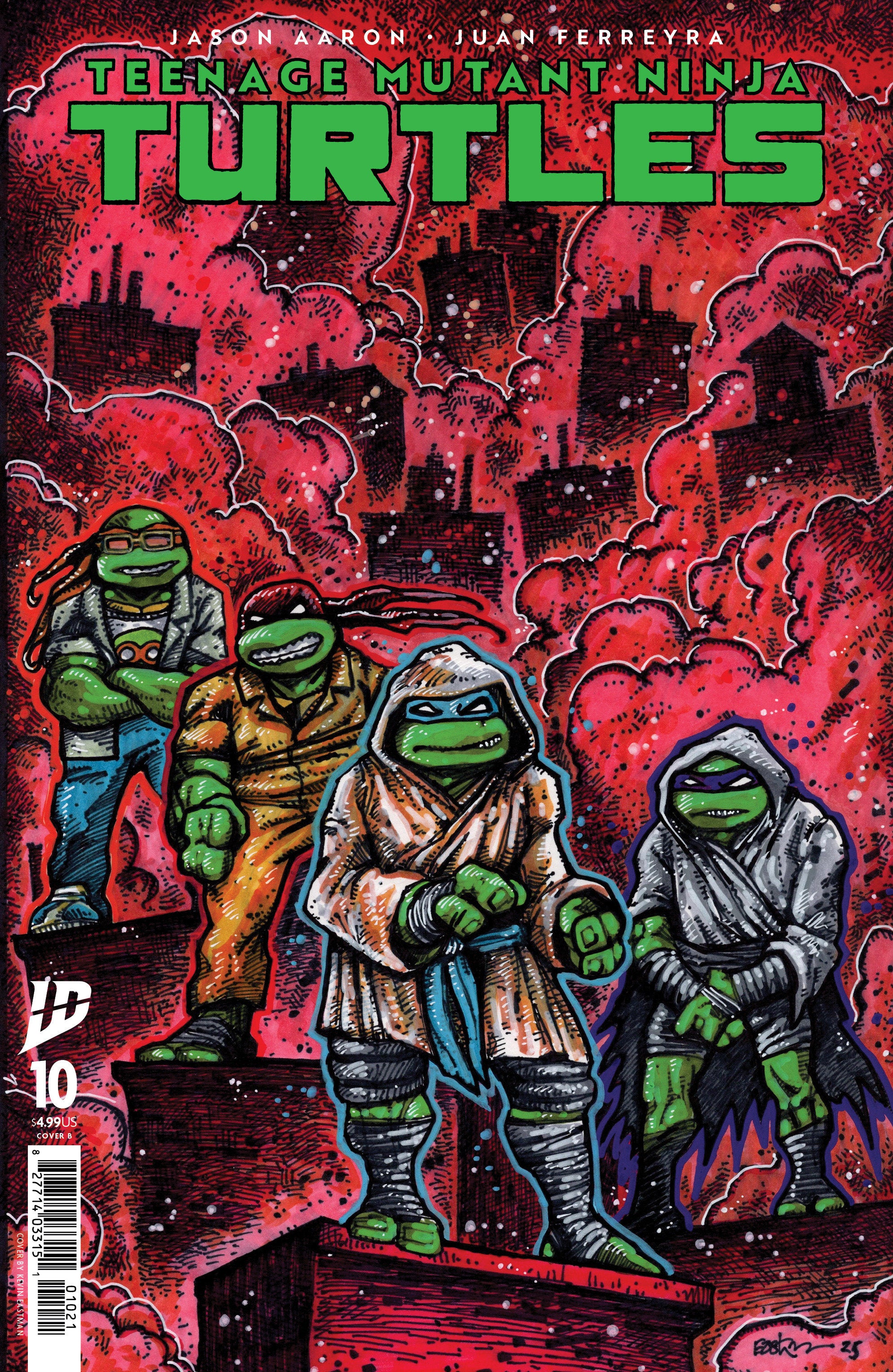 Teenage Mutant Ninja Turtles #10 Variant B (Eastman) | Dragon's Lair Comics and Fantasy Houston TX