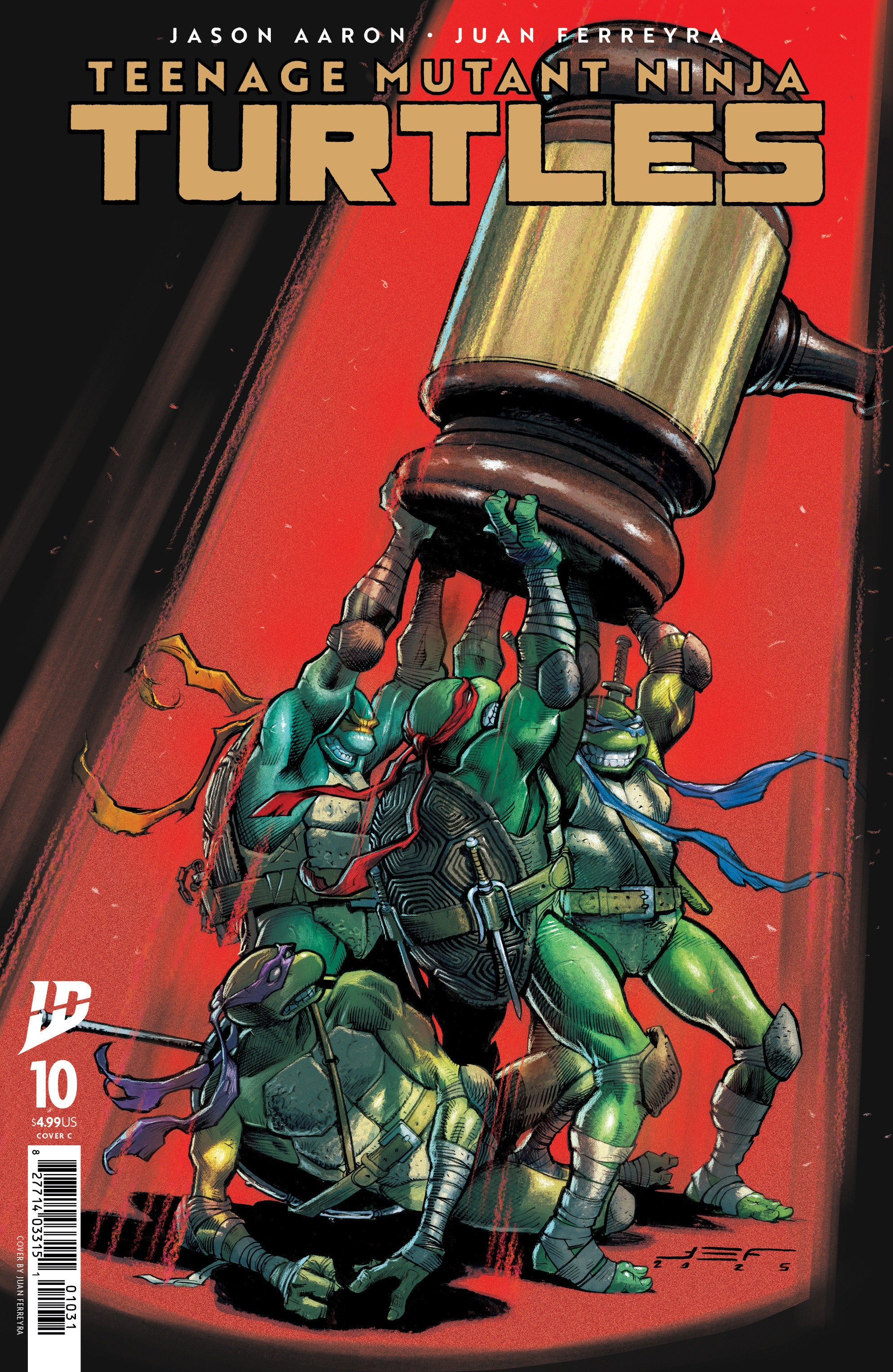 Teenage Mutant Ninja Turtles #10 Variant C (Ferreyra) | Dragon's Lair Comics and Fantasy Houston TX