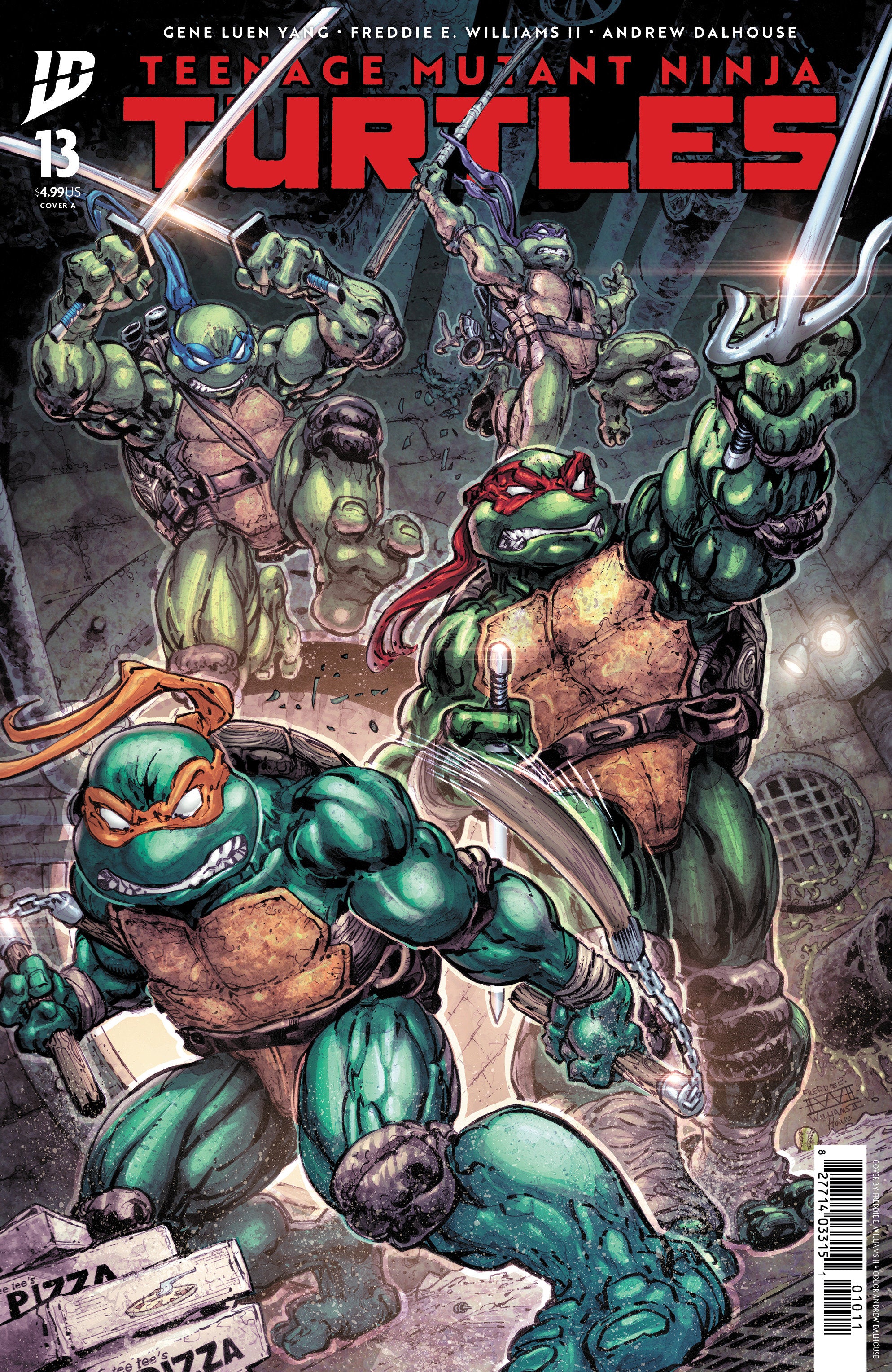 Teenage Mutant Ninja Turtles #13 Cover A (Williams II) | Dragon's Lair Comics and Fantasy Houston TX