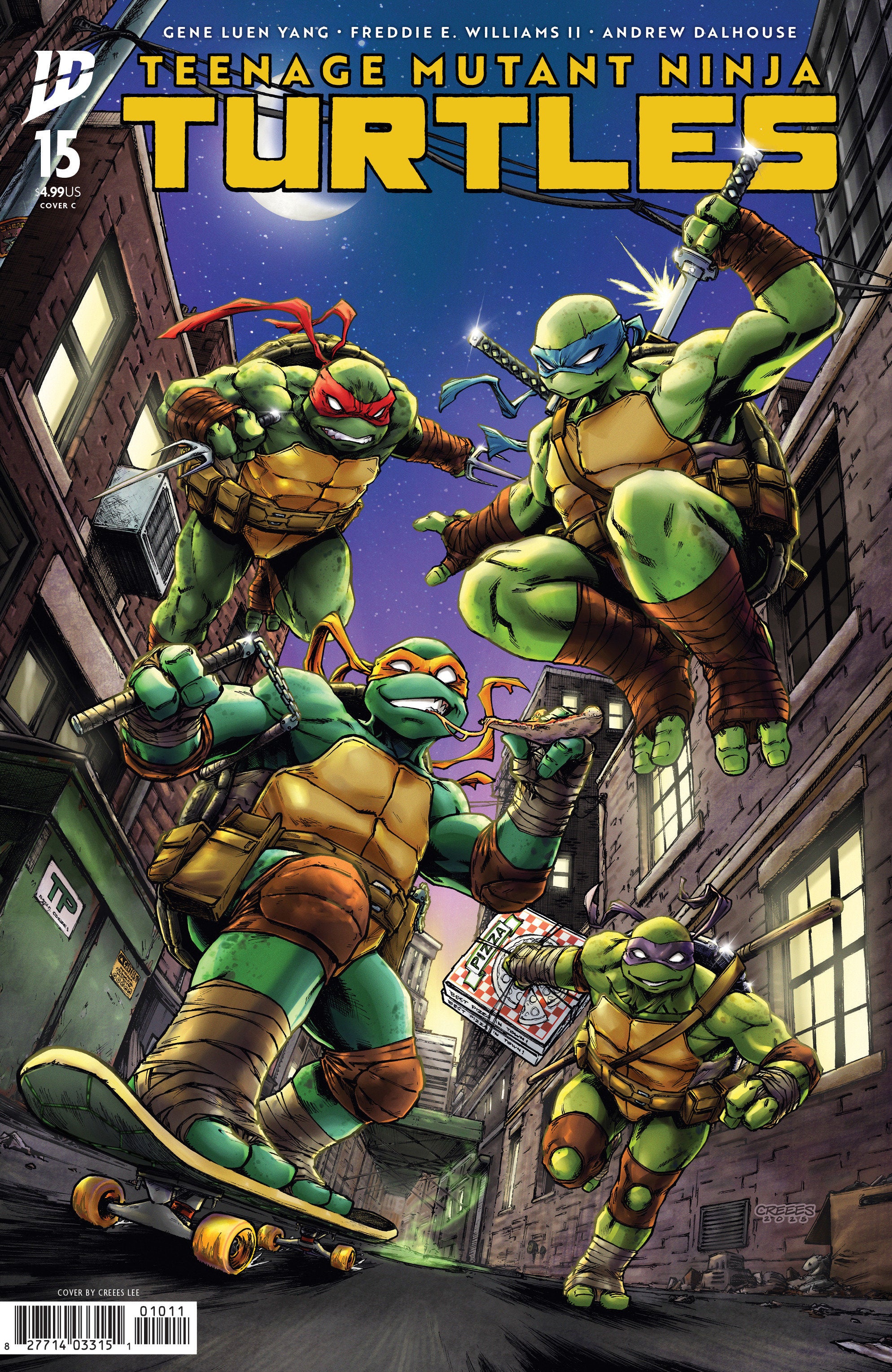 Teenage Mutant Ninja Turtles #15 Variant C (Creees Lee) | Odin's Place