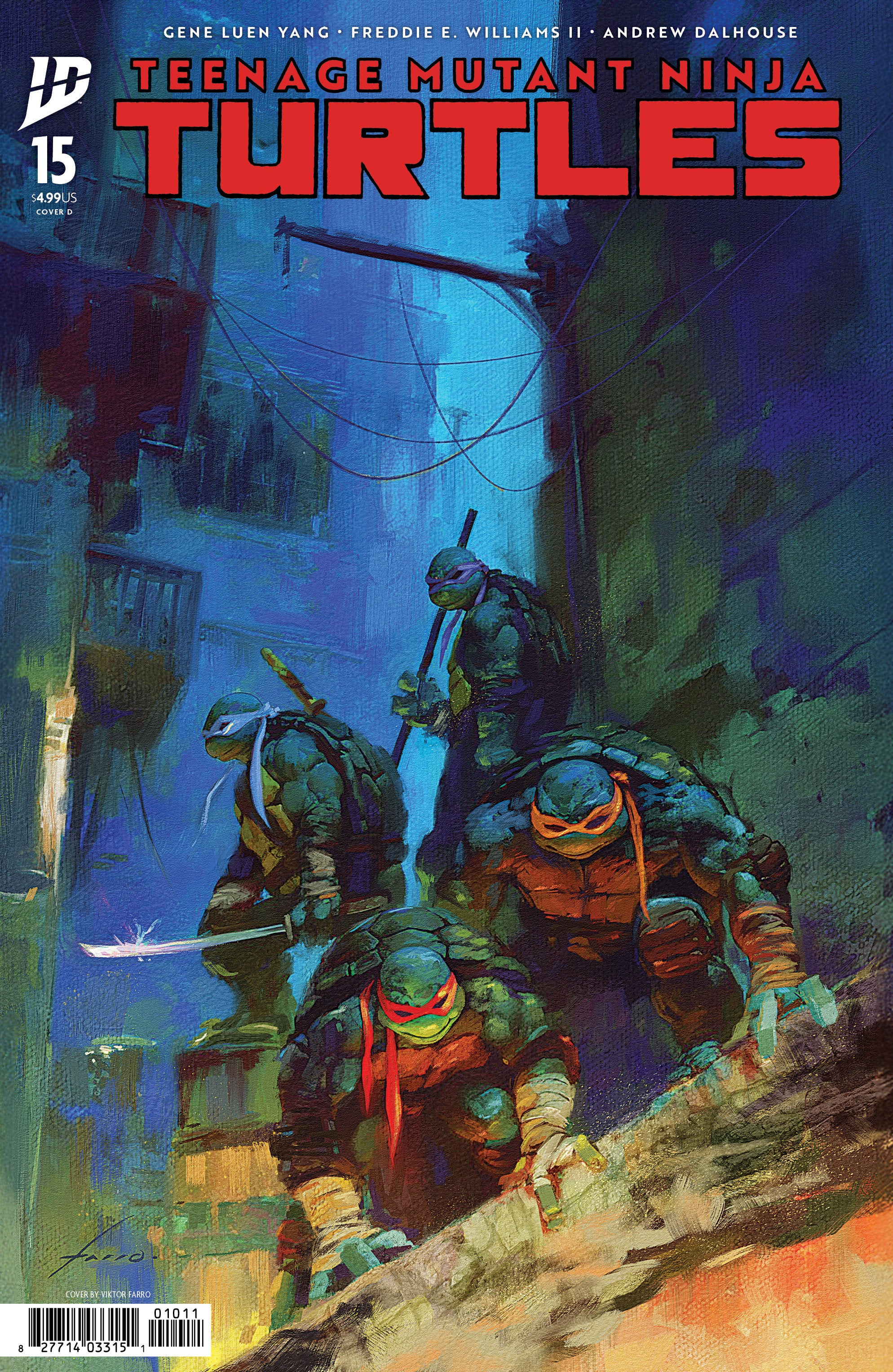Teenage Mutant Ninja Turtles #15 Variant D (Farro) | Odin's Place