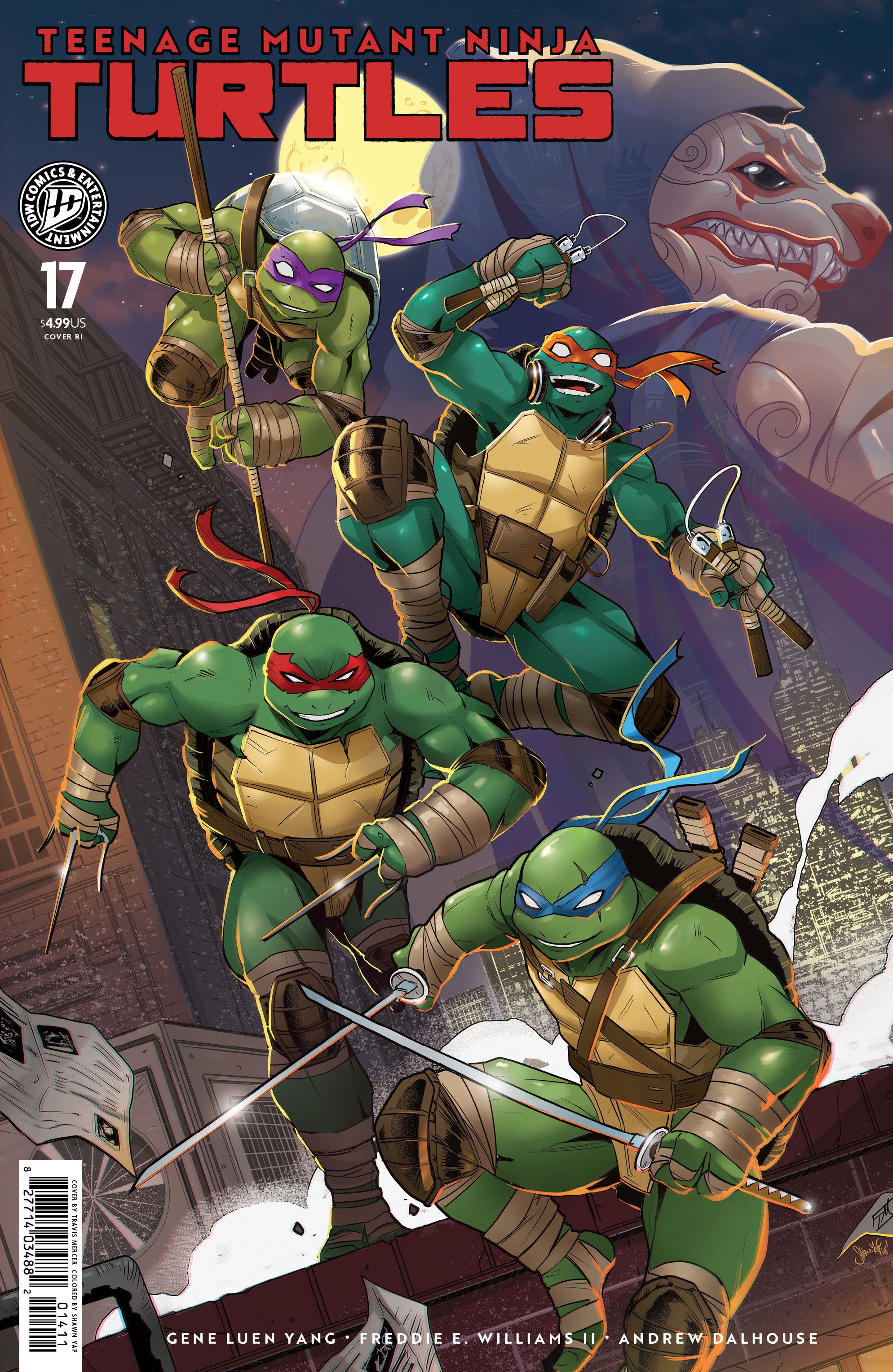 Teenage Mutant Ninja Turtles #17 Variant Ri (25) (Mercer) | Odin's Place