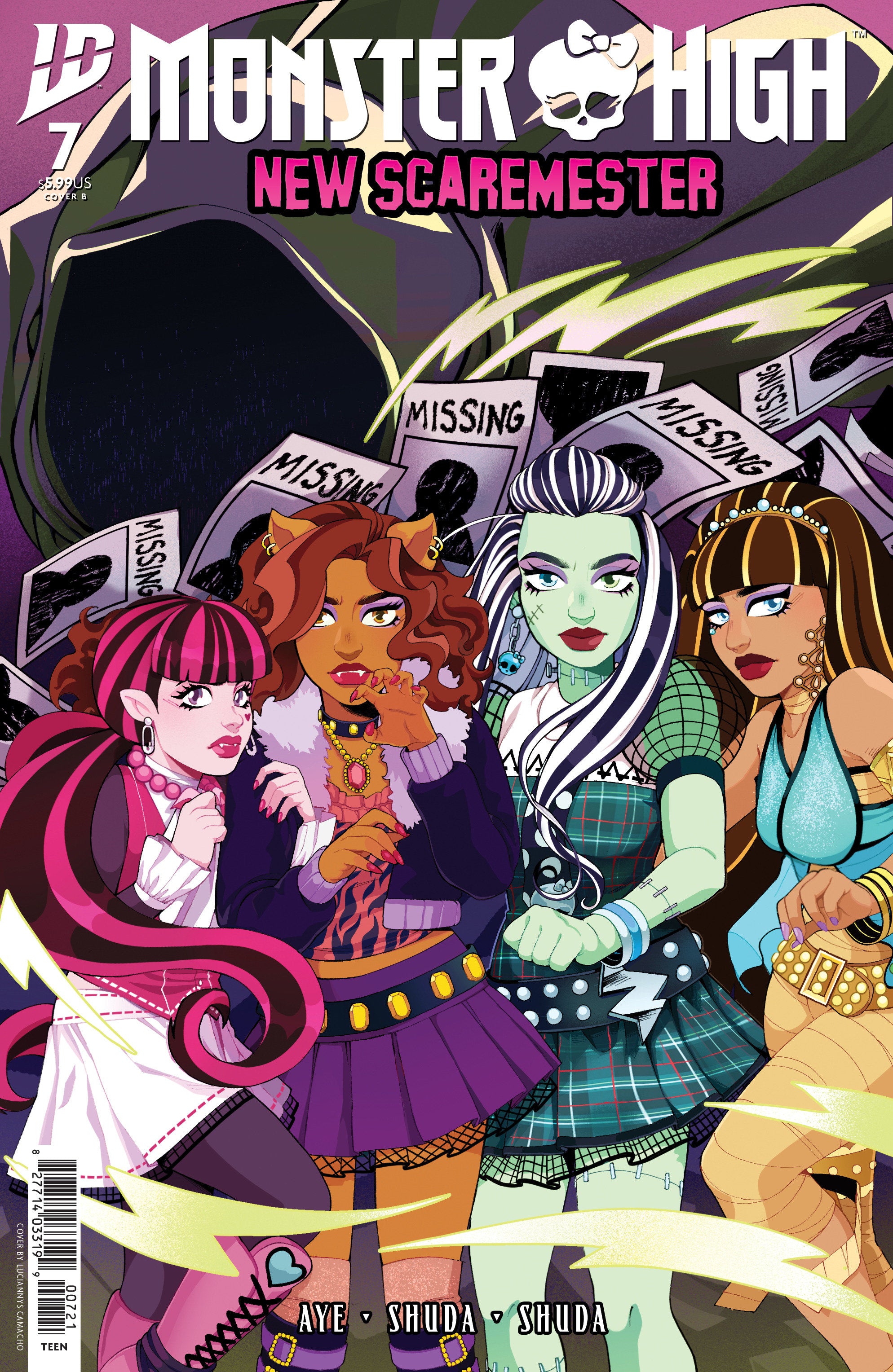 Monster High: New Scaremester #7 Variant B (Camacho) | Dragon's Lair Comics and Fantasy Houston TX