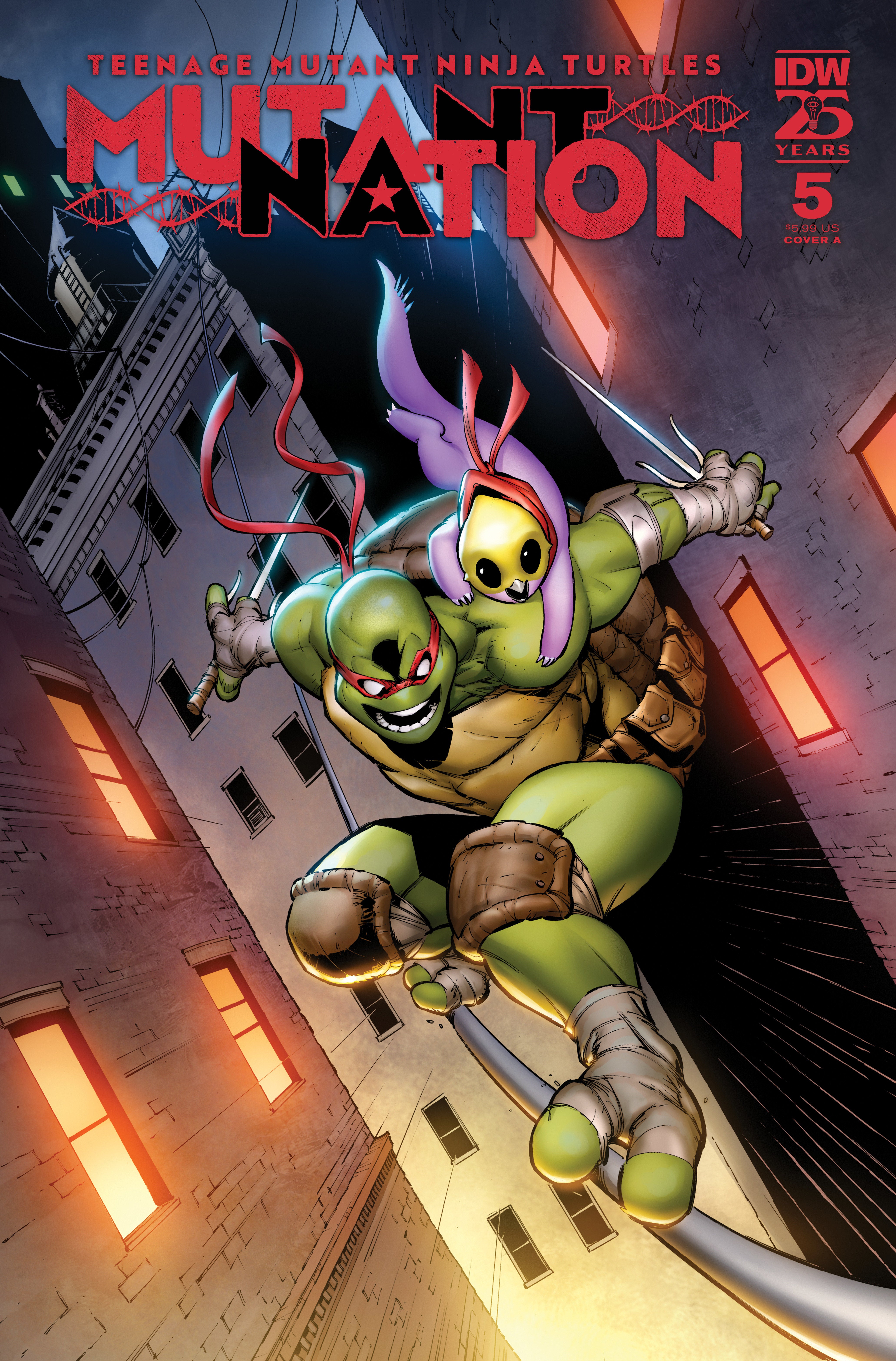 Teenage Mutant Ninja Turtles Mutant Nation #5 Cover A Dunbar | Dragon's Lair Comics and Fantasy Houston TX