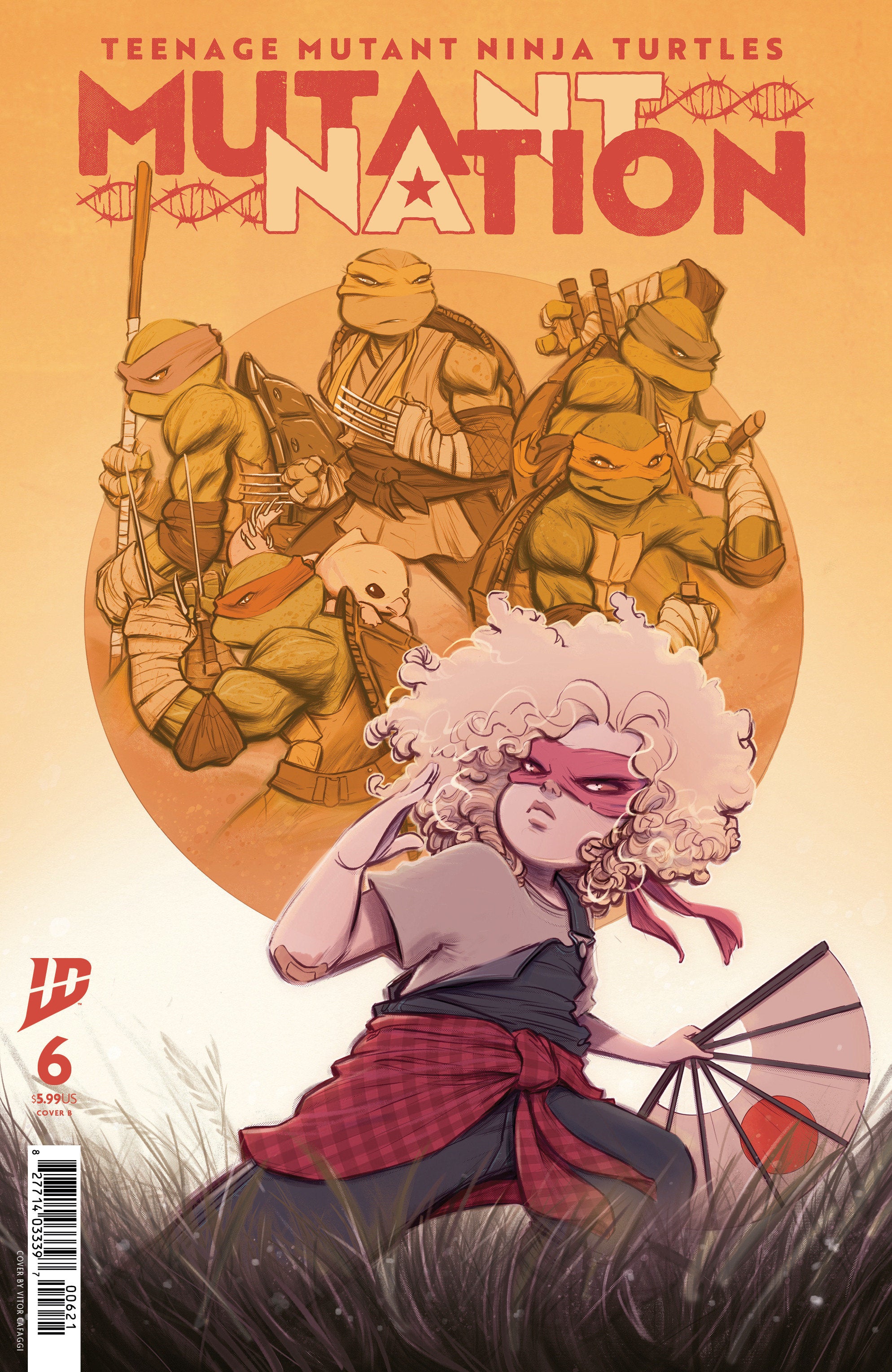 Teenage Mutant Ninja Turtles: Mutant Nation #6 Variant B (Cafaggi) | Dragon's Lair Comics and Fantasy Houston TX