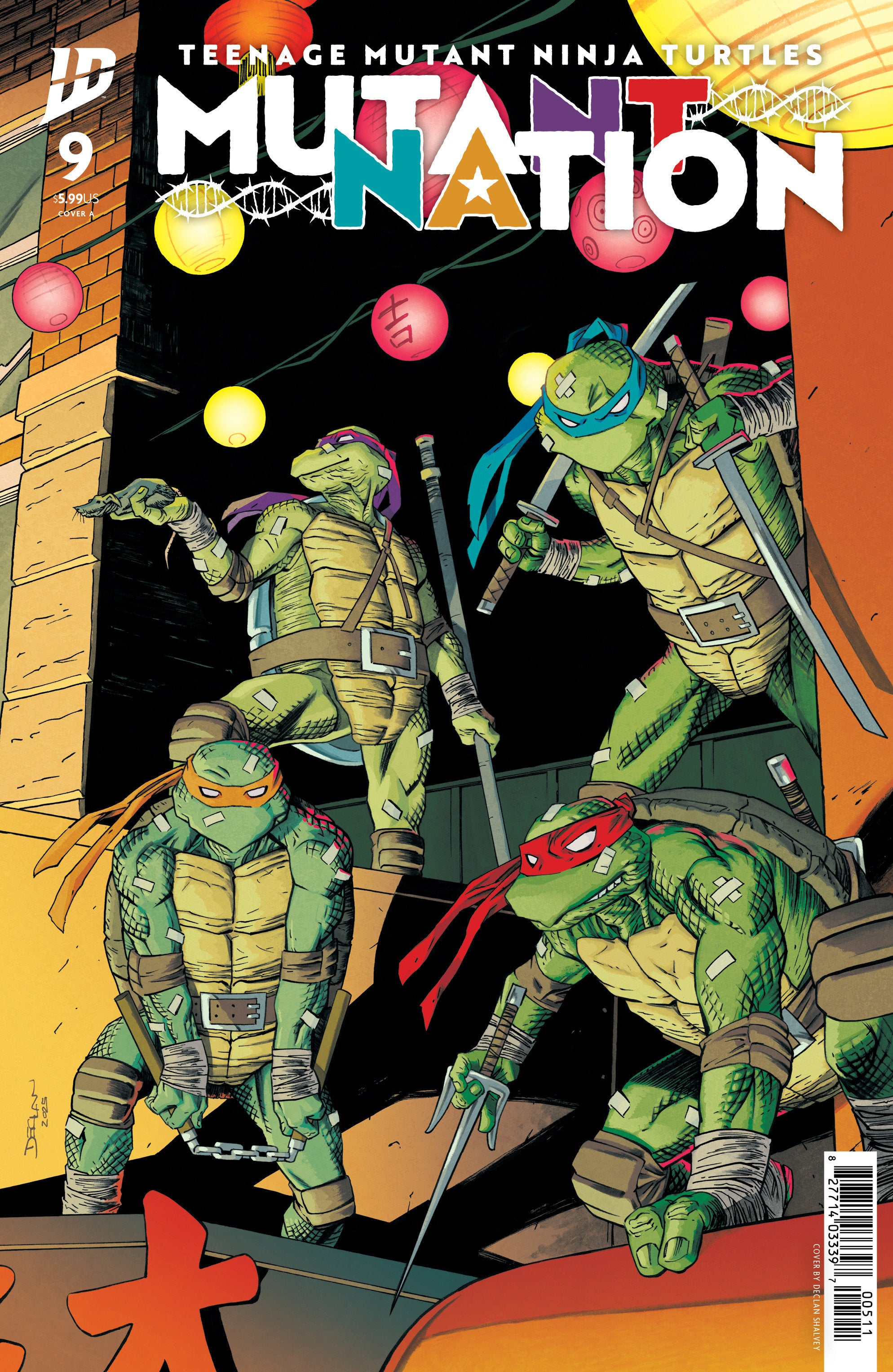 Teenage Mutant Ninja Turtles: Mutant Nation #9 Cover A (Shalvey) | Dragon's Lair Comics and Fantasy Houston TX