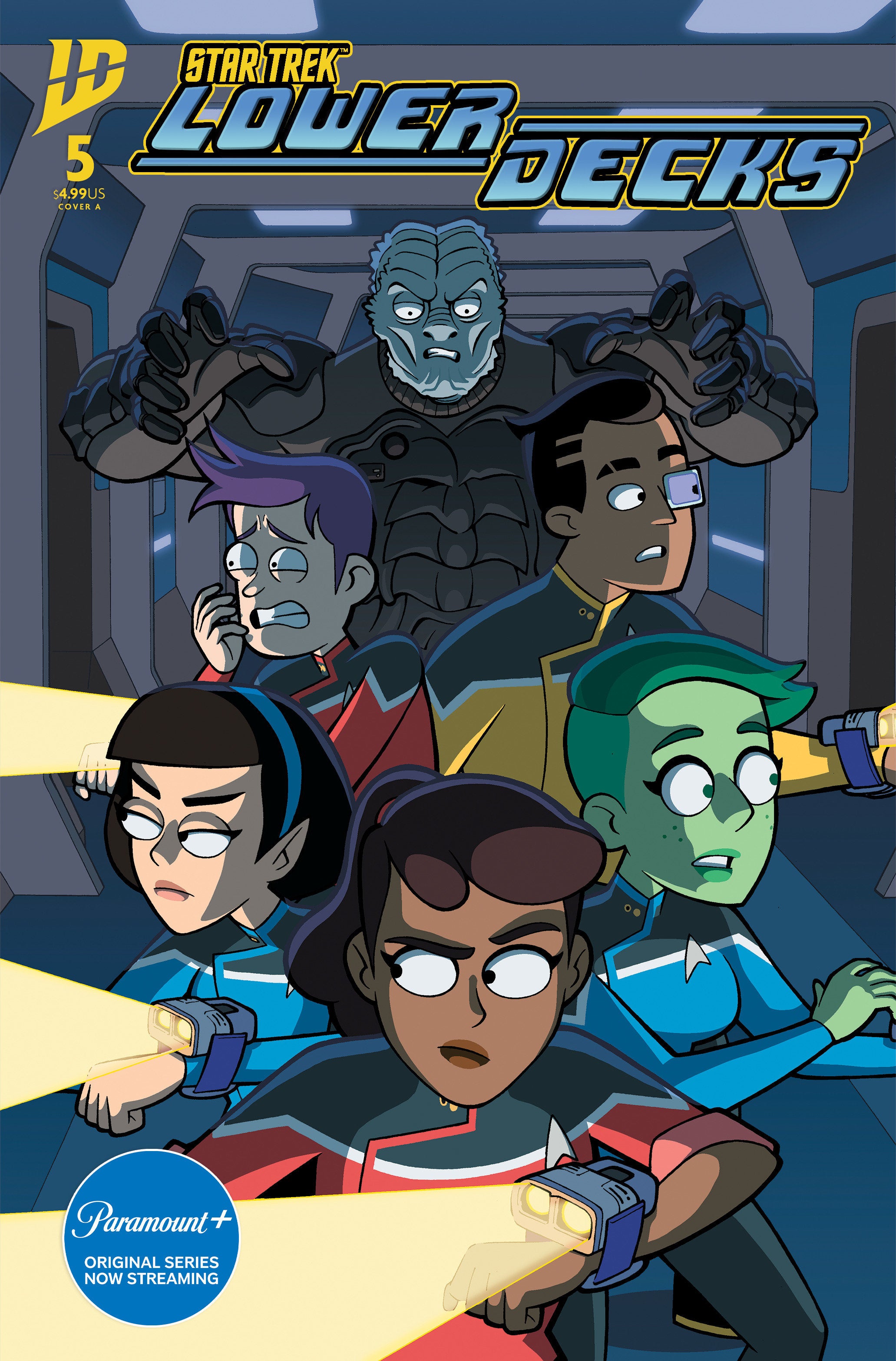 Star Trek: Lower Decks #5 Cover A (Lawrence) | Dragon's Lair Comics and Fantasy Houston TX