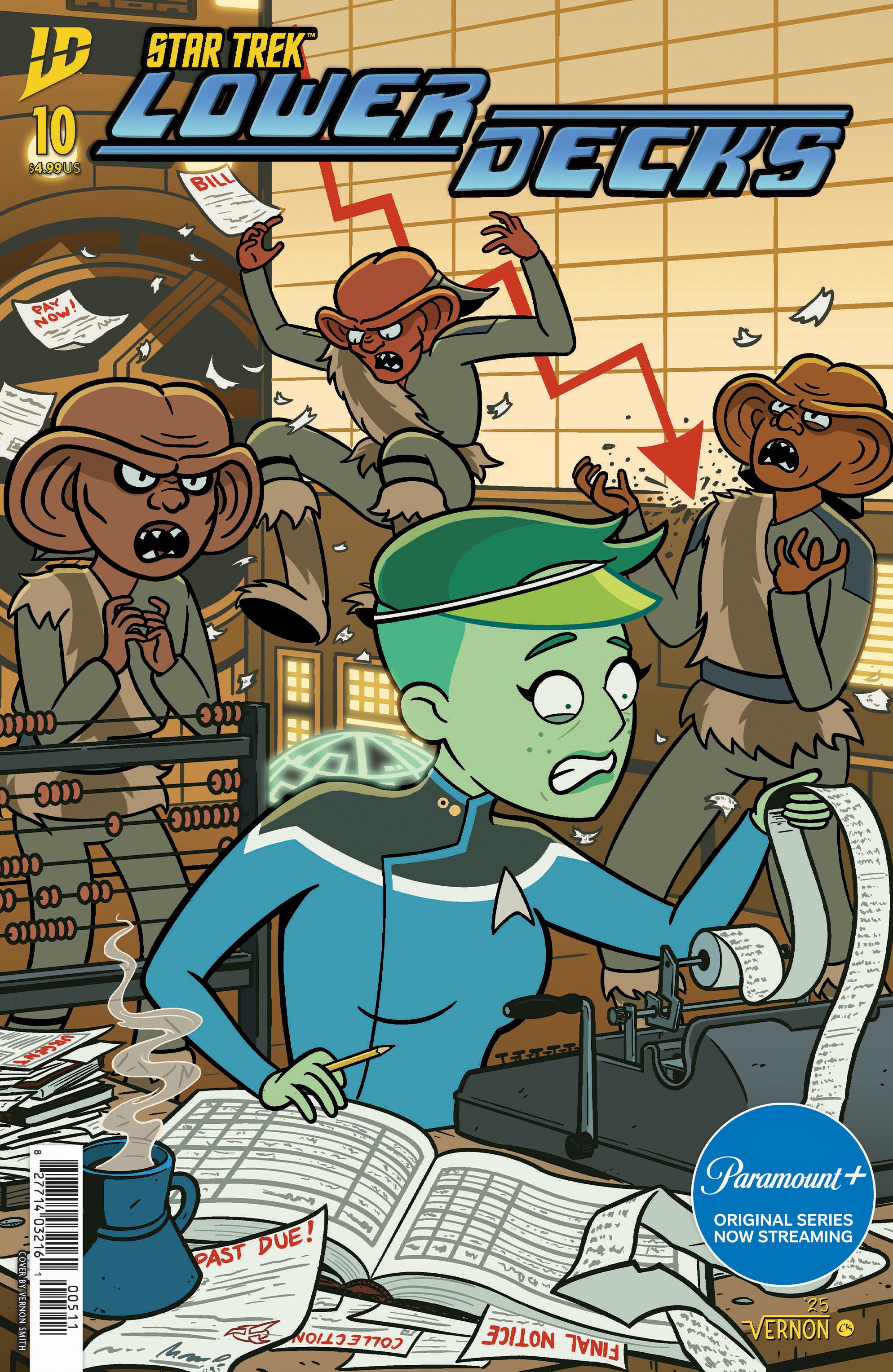 Star Trek: Lower Decks #10 Cover A (Smith) | Dragon's Lair Comics and Fantasy Houston TX