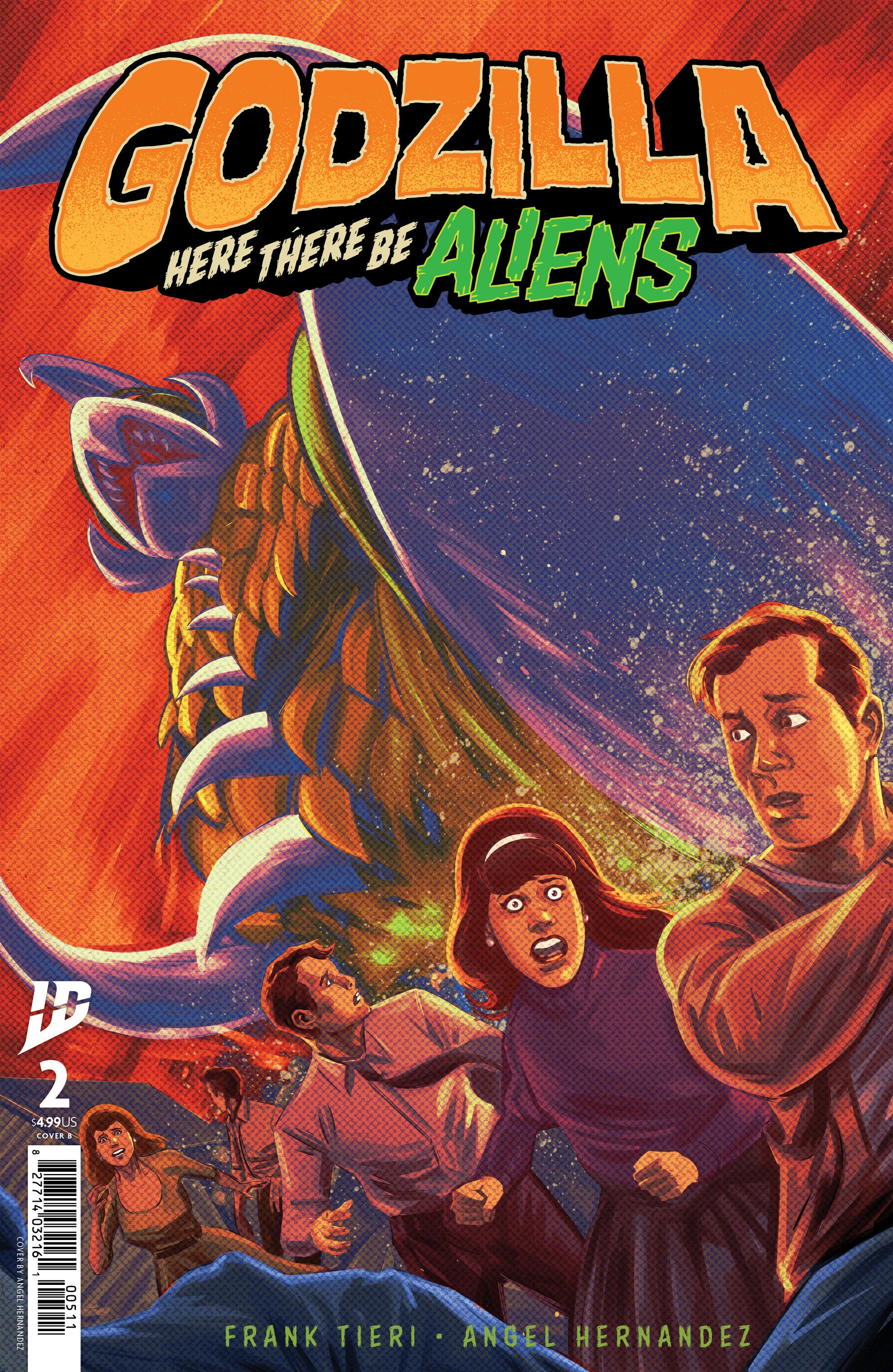 Godzilla: Here There Be Aliens #2 Variant B (Hernandez) | Dragon's Lair Comics and Fantasy Houston TX