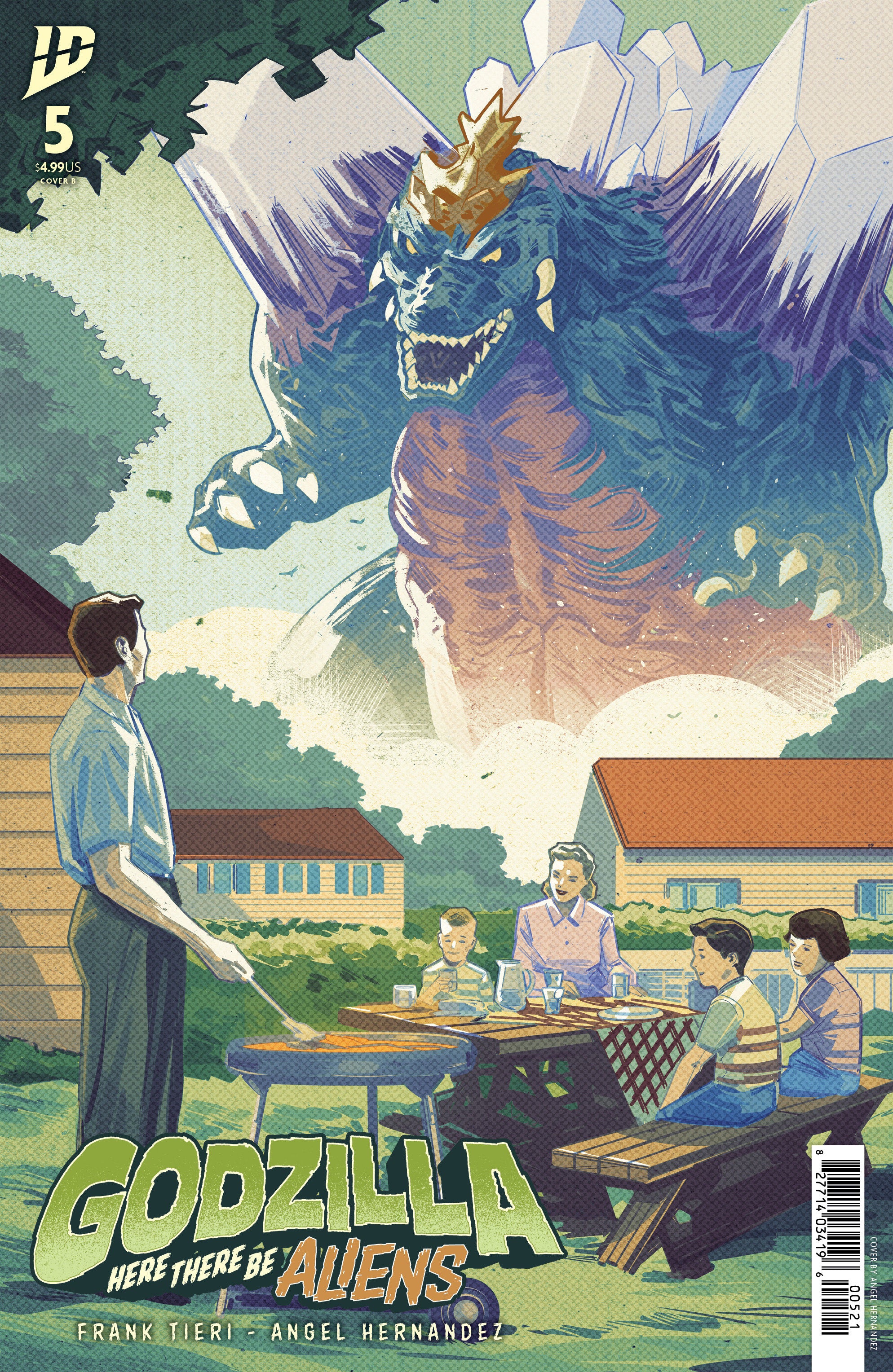 Godzilla: Here There Be Aliens #5 Variant B (Hernandez) | Dragon's Lair Comics and Fantasy Houston TX