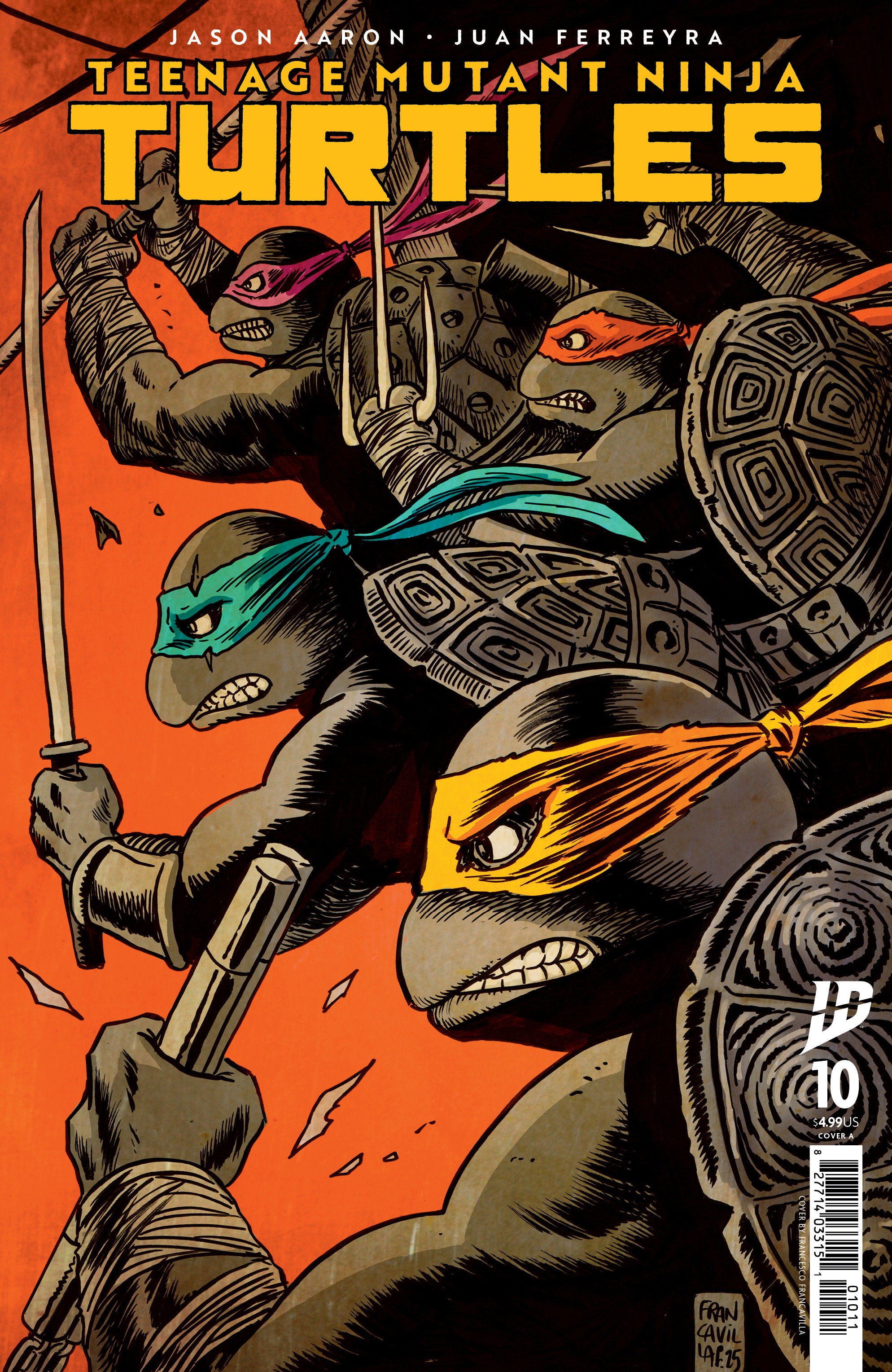 Teenage Mutant Ninja Turtles #10 Variant D (Francavilla) | Dragon's Lair Comics and Fantasy Houston TX