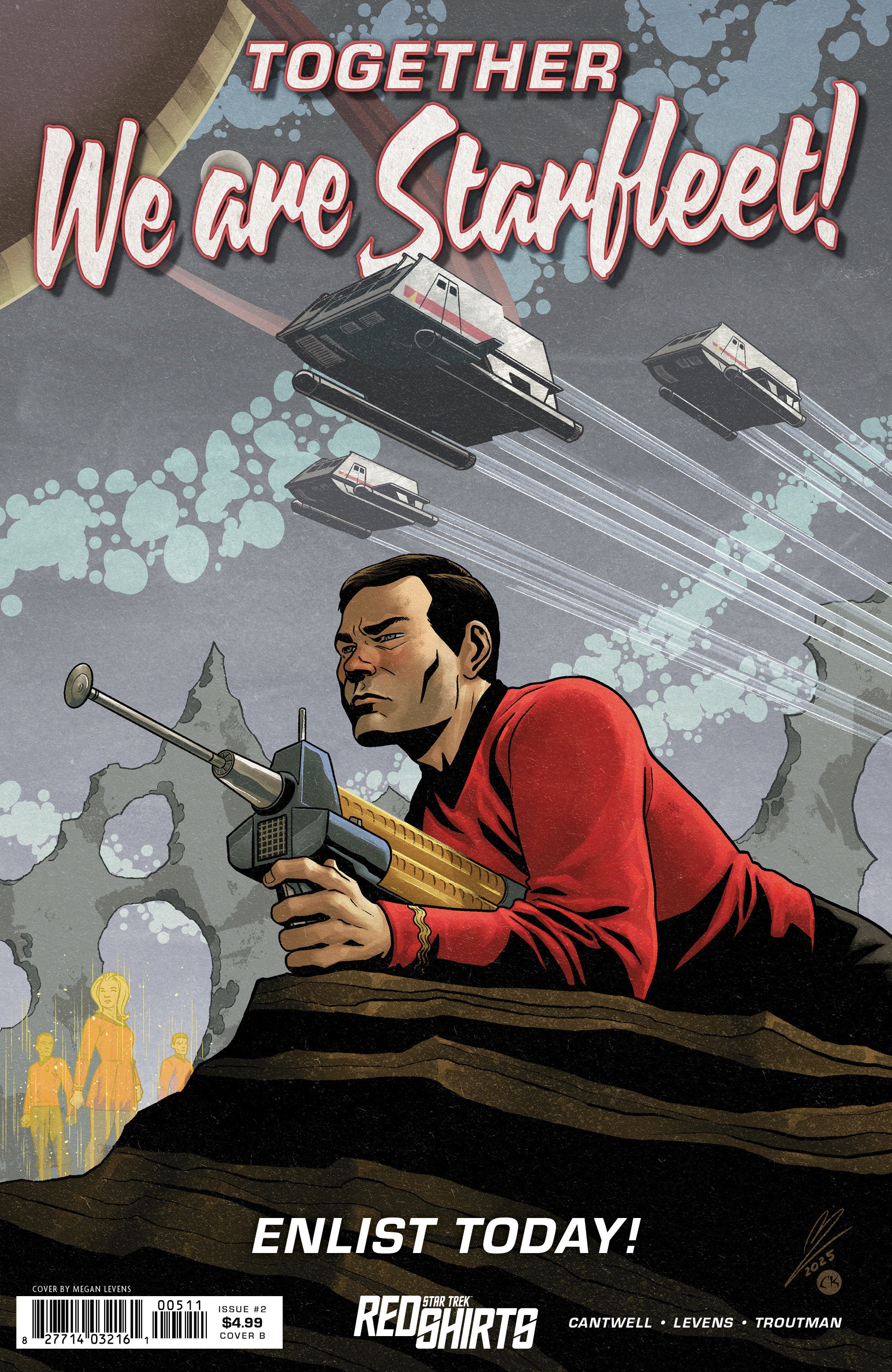 Star Trek: Red Shirts #2 Variant B (Levens Federation Recruitment) | Dragon's Lair Comics and Fantasy Houston TX