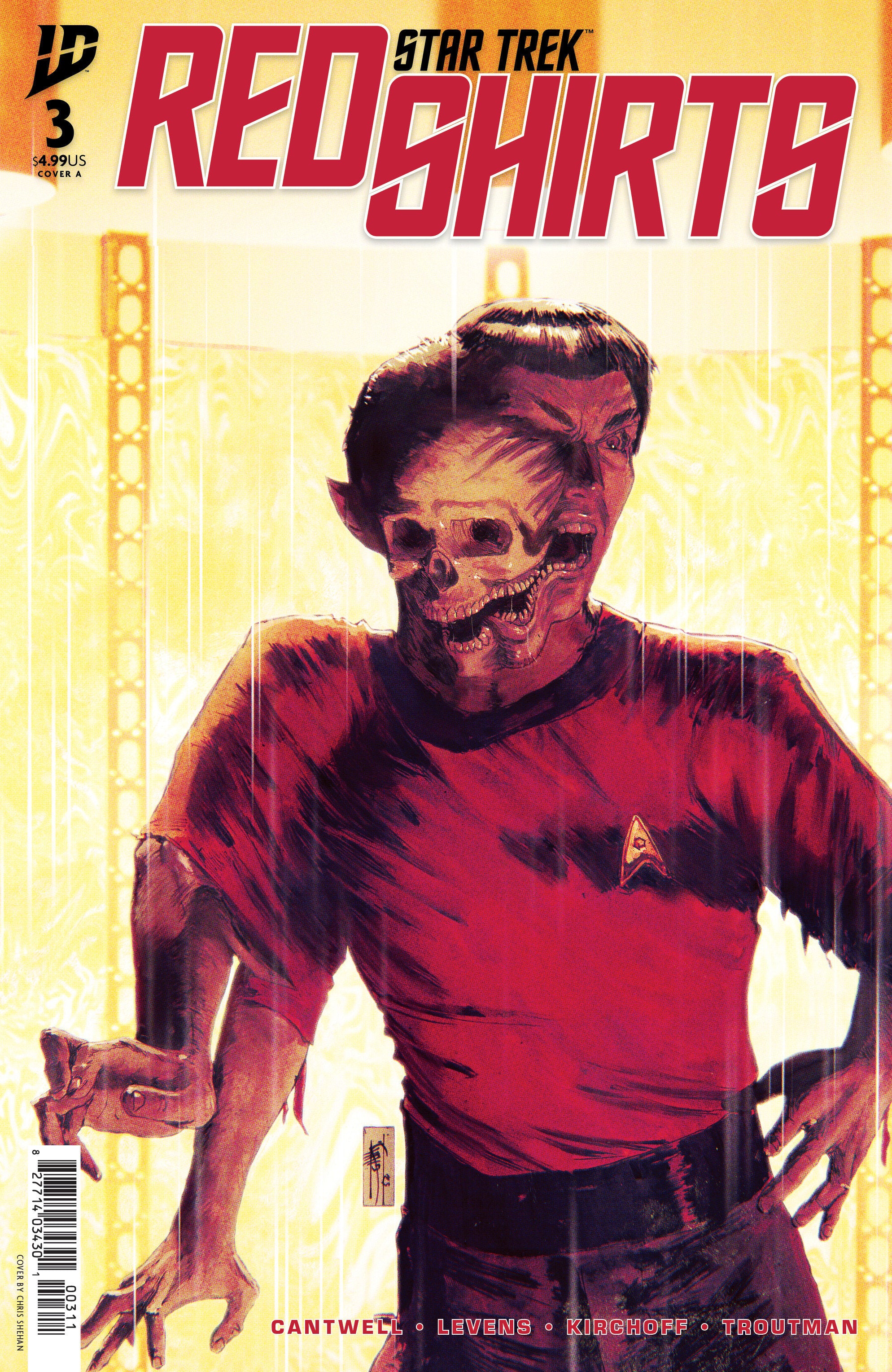 Star Trek: Red Shirts #3 Cover A (Shehan) | Dragon's Lair Comics and Fantasy Houston TX