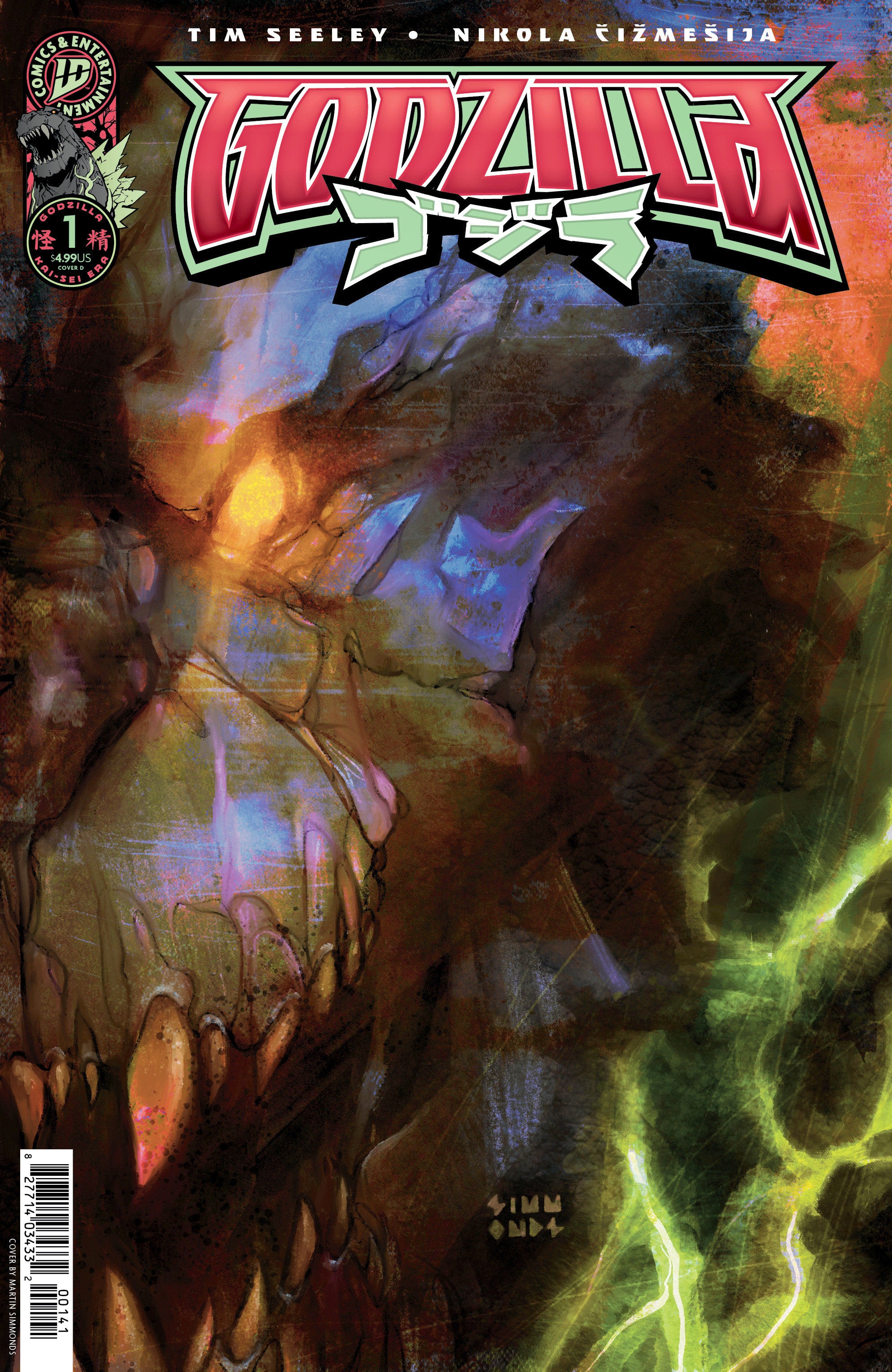 Godzilla [Kai-Sei Era] #1 Variant D (Simmonds) | Dragon's Lair Comics and Fantasy Houston TX