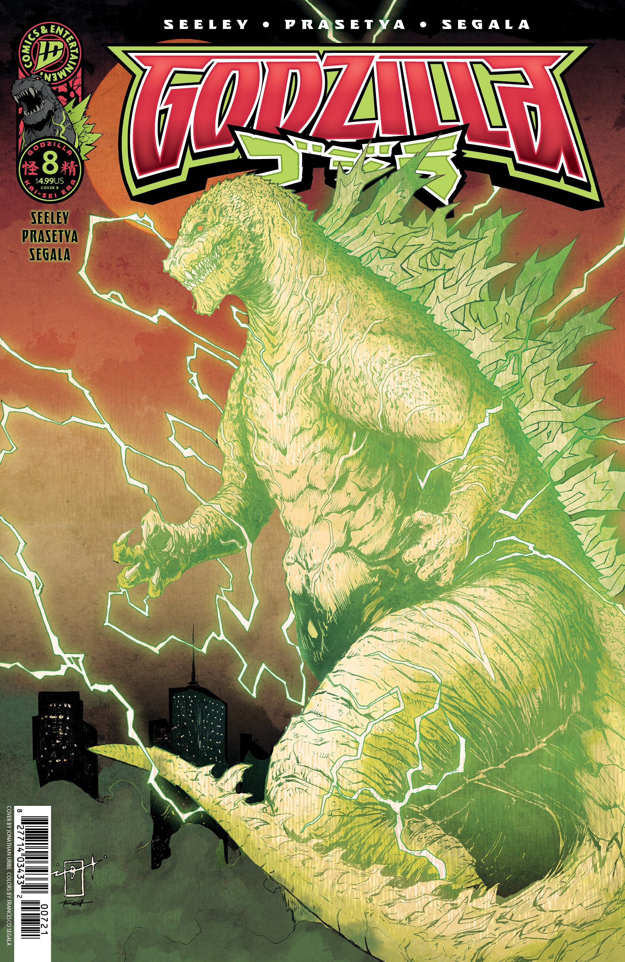 Godzilla [Kai Sei Era] #8 Variant B (Uribe) | Odin's Place