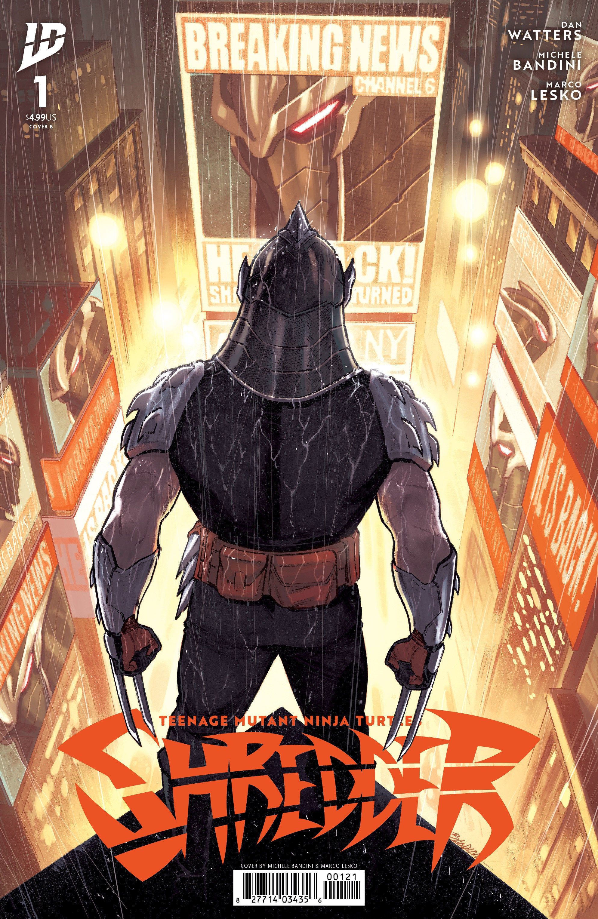 Teenage Mutant Ninja Turtles: Shredder #1 Variant B (Bandini) | Dragon's Lair Comics and Fantasy Houston TX