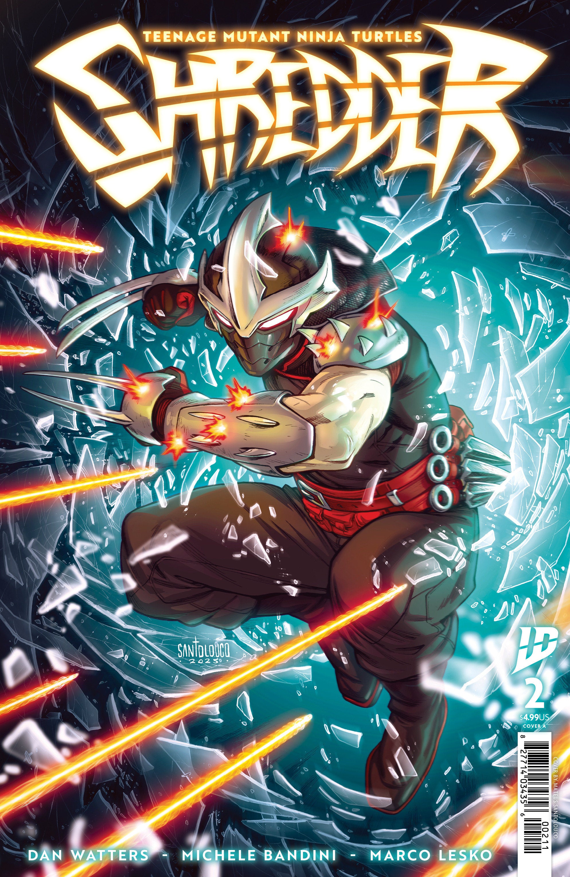 Teenage Mutant Ninja Turtles: Shredder #2 Cover A (Santolouco) | Dragon's Lair Comics and Fantasy Houston TX