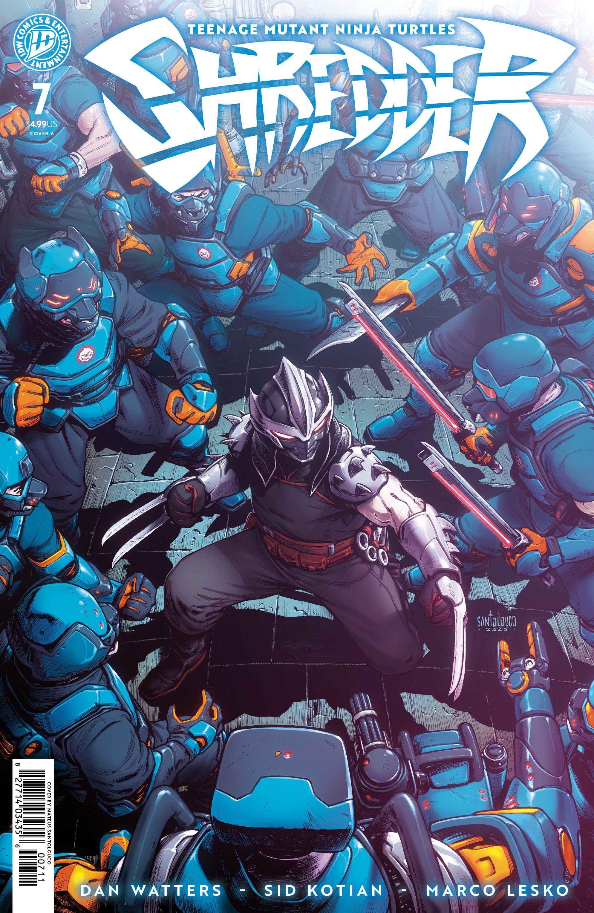 Teenage Mutant Ninja Turtles: Shredder #7 Cover A (Santolouco) | Odin's Place
