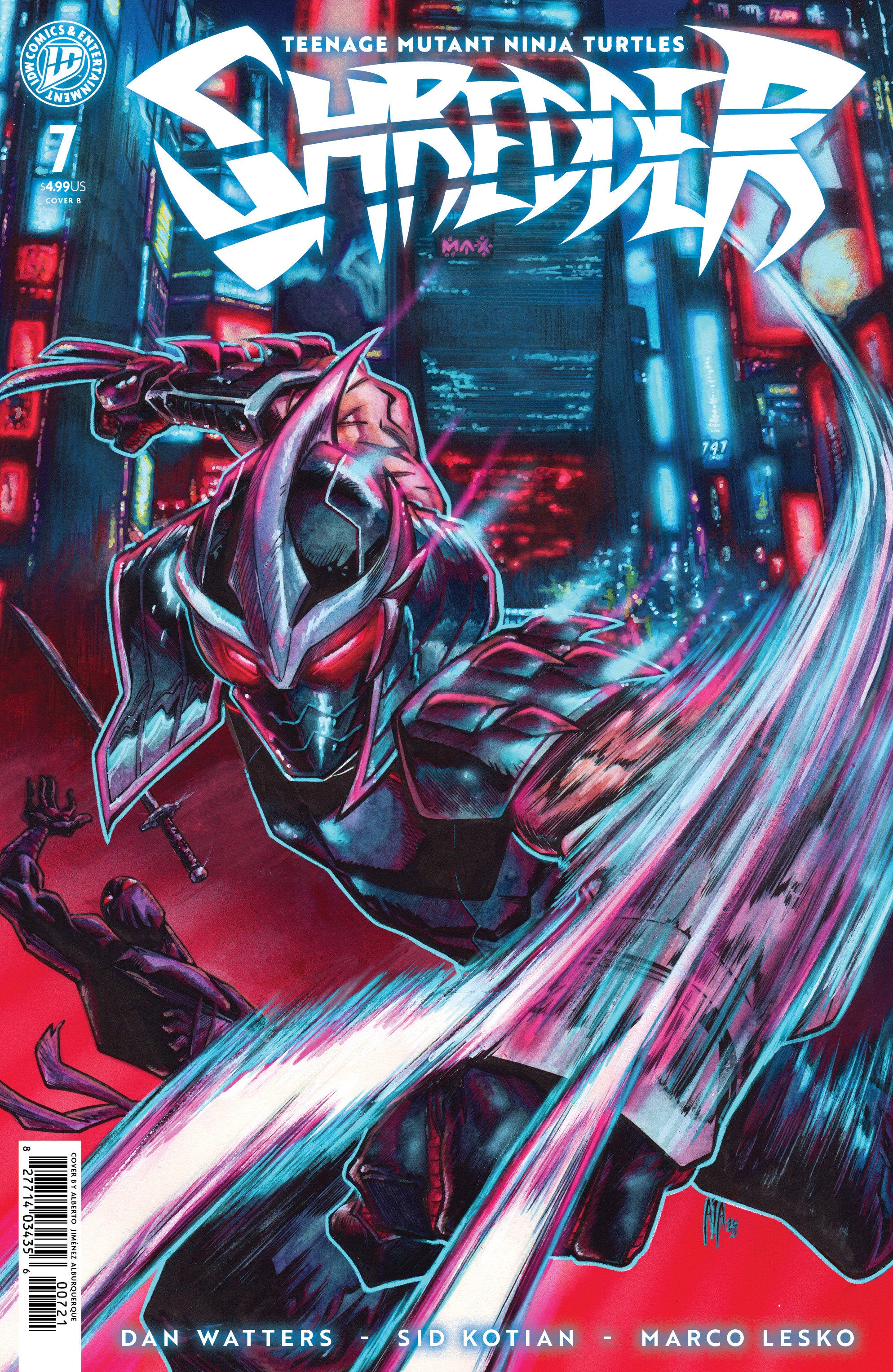Teenage Mutant Ninja Turtles: Shredder #7 Variant B (Jiménez Alburquerque) | Odin's Place