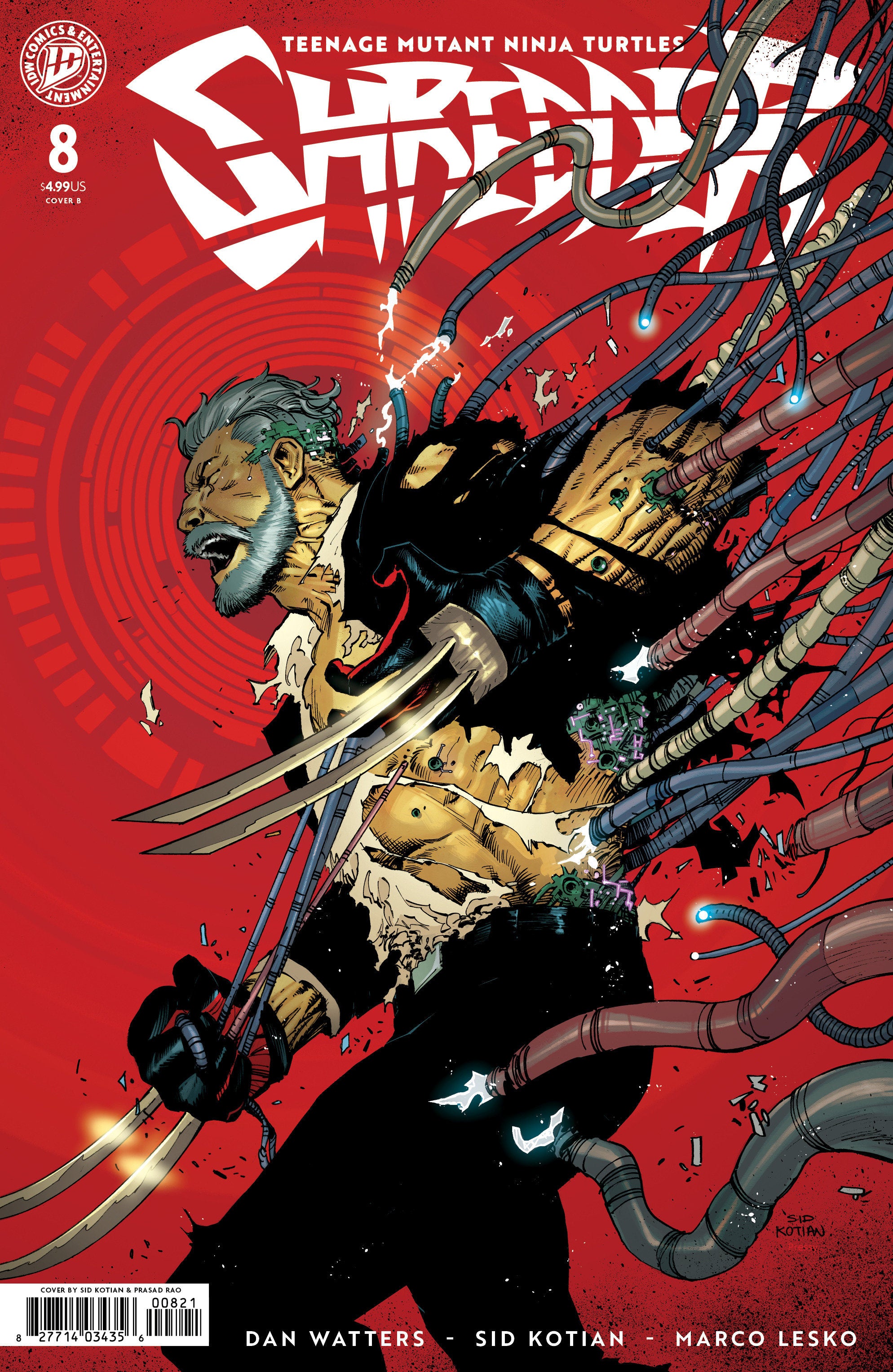 Teenage Mutant Ninja Turtles: Shredder #8 Variant B (Kotian) | Odin's Place