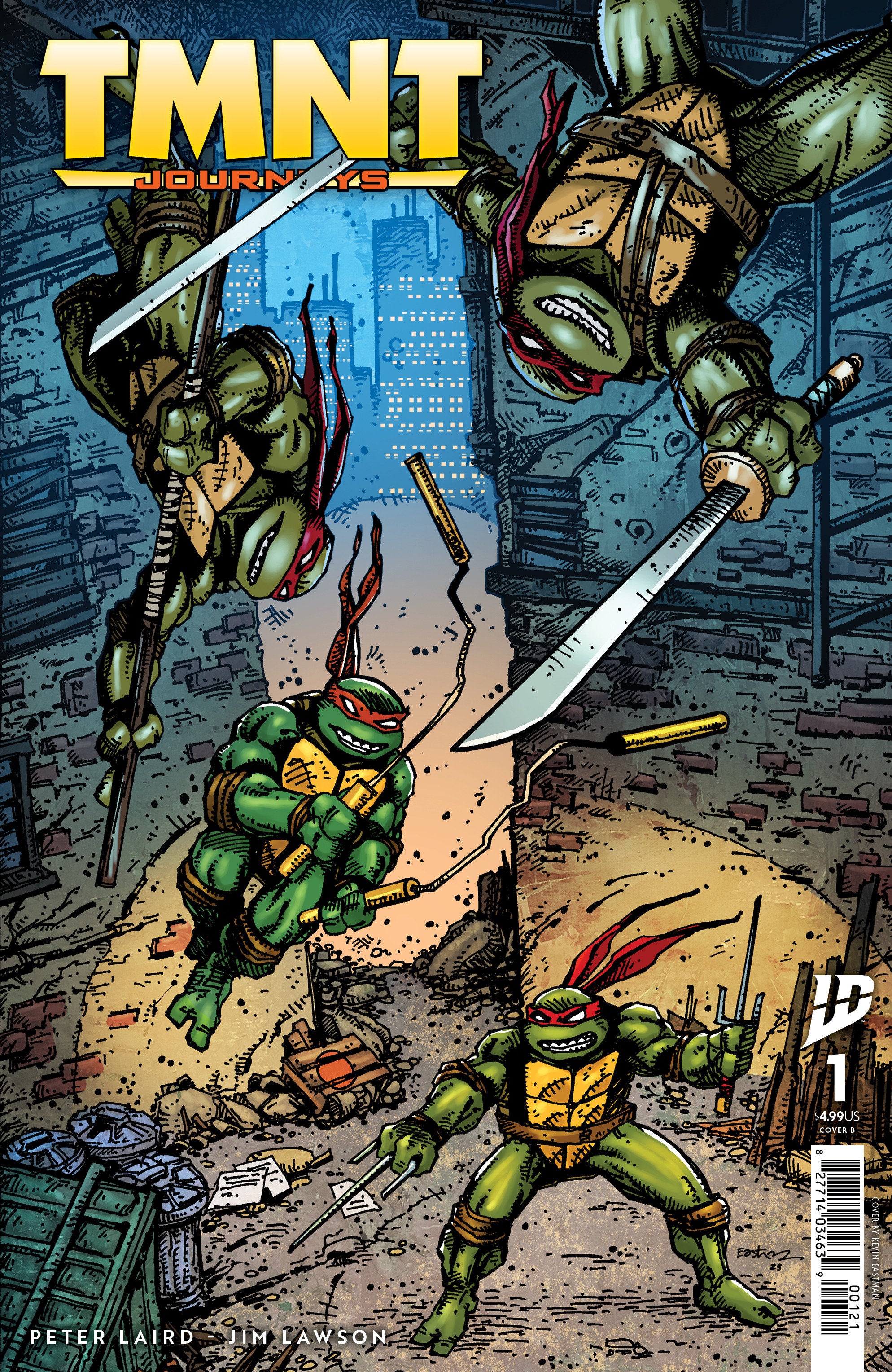 Teenage Mutant Ninja Turtles: Journeys #1 Variant B (Eastman) | Dragon's Lair Comics and Fantasy Houston TX