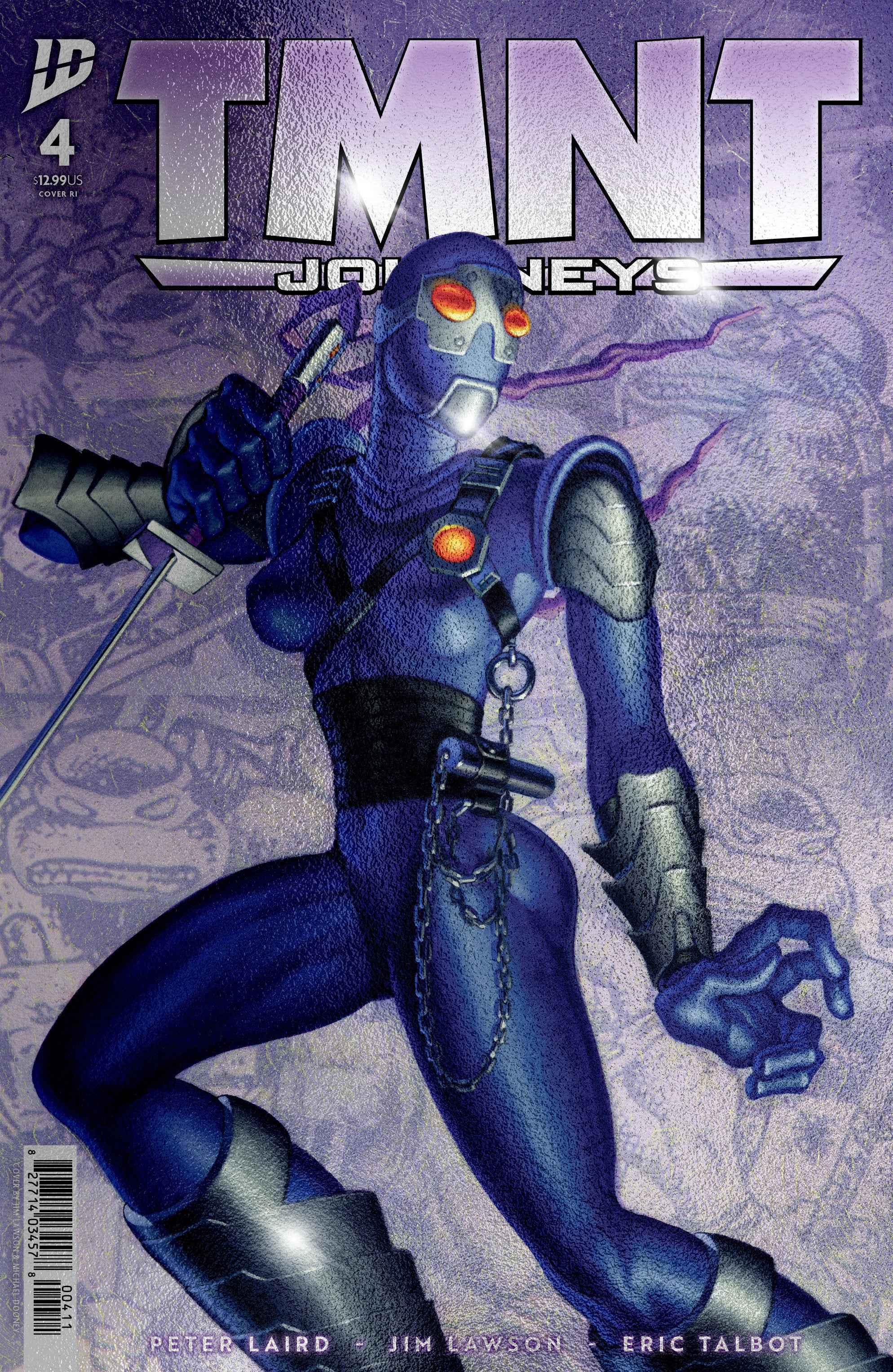 Teenage Mutant Ninja Turtles: Journeys #4 Variant Ri (10) Foil (Dooney & Lawson) | Dragon's Lair Comics and Fantasy Houston TX