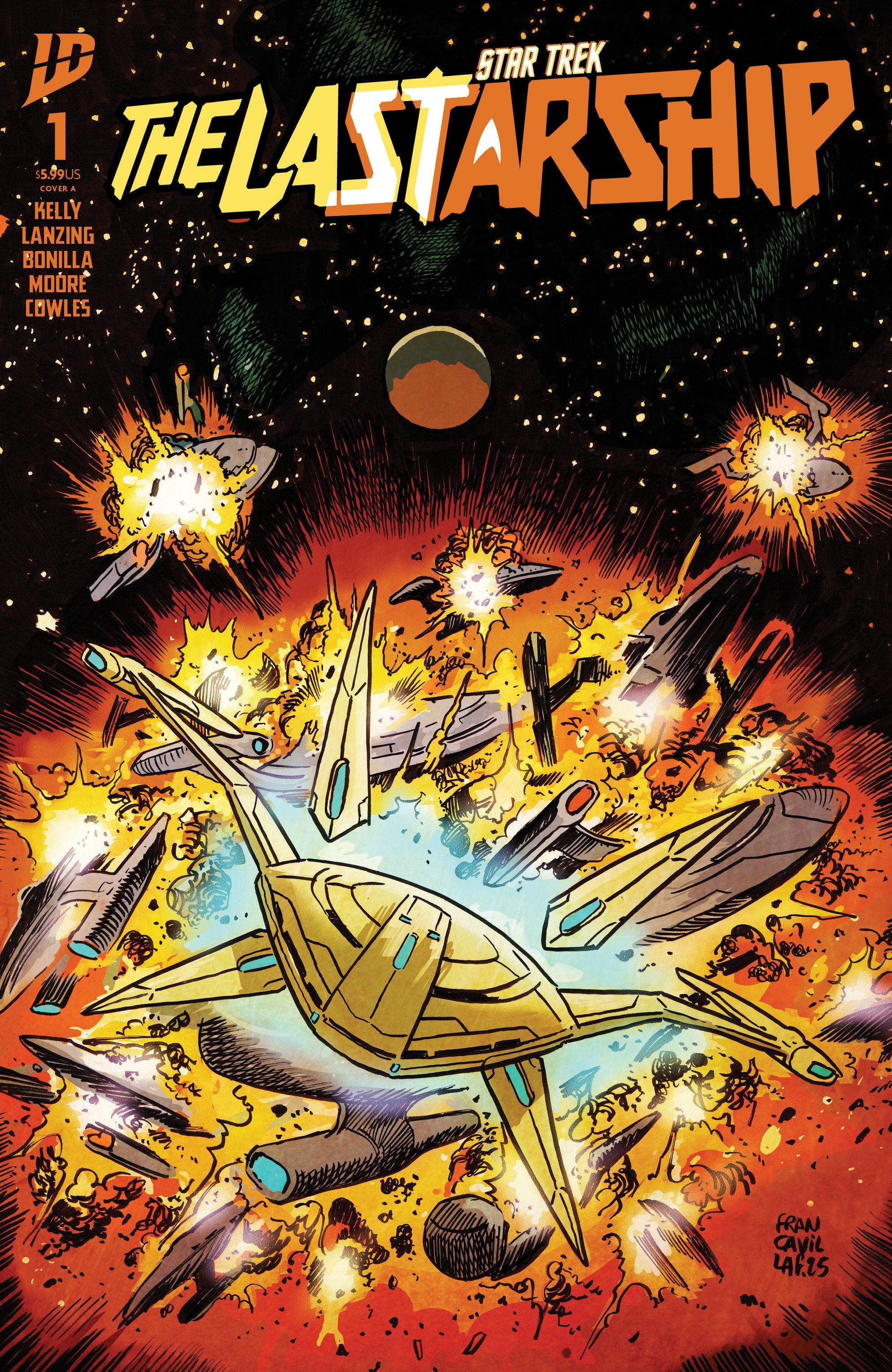 Star Trek: The Last Starship #1 Cover A (Francavilla) | Dragon's Lair Comics and Fantasy Houston TX