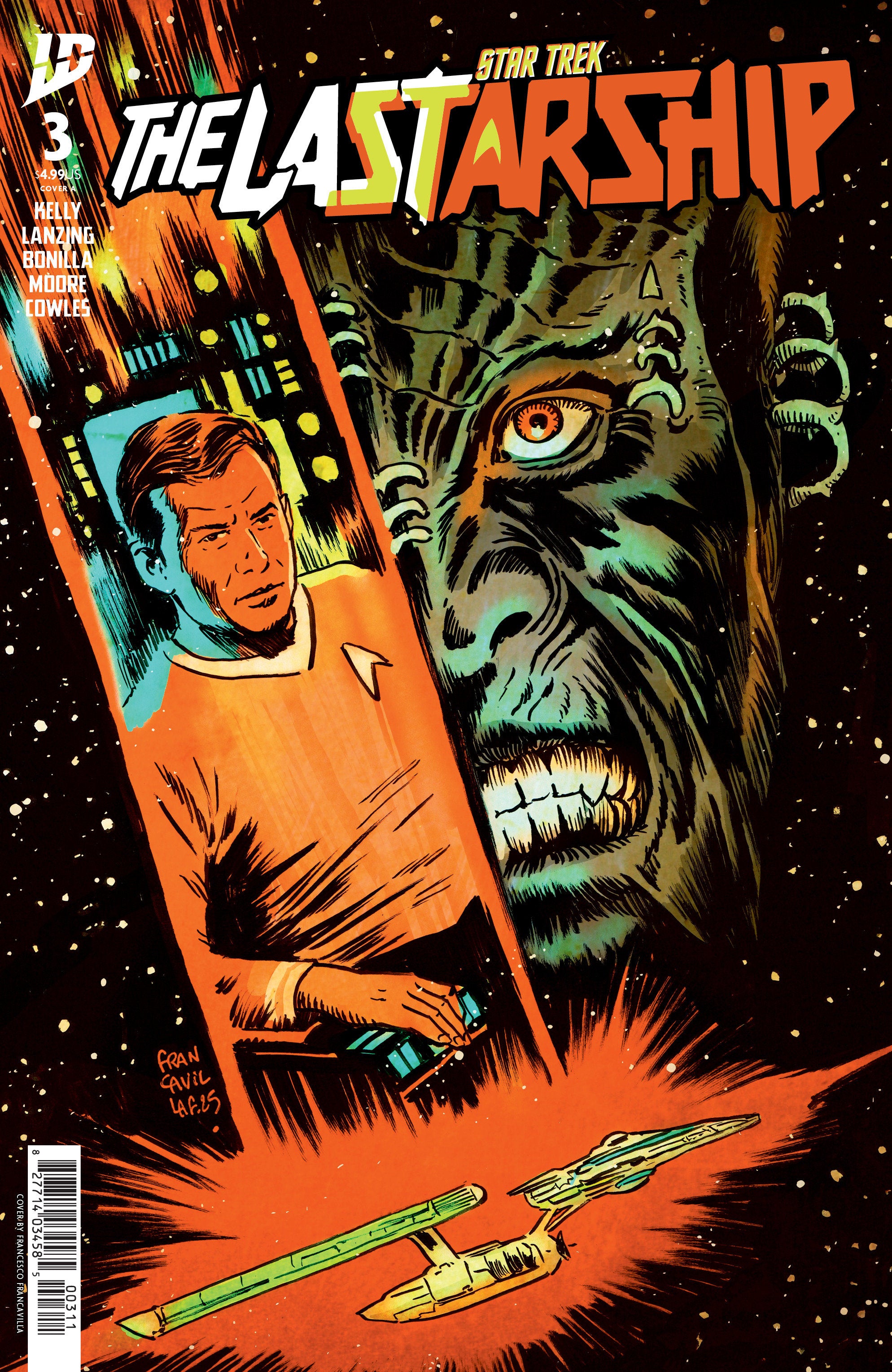 Star Trek: The Last Starship #3 Cover A (Francavilla) | Dragon's Lair Comics and Fantasy Houston TX